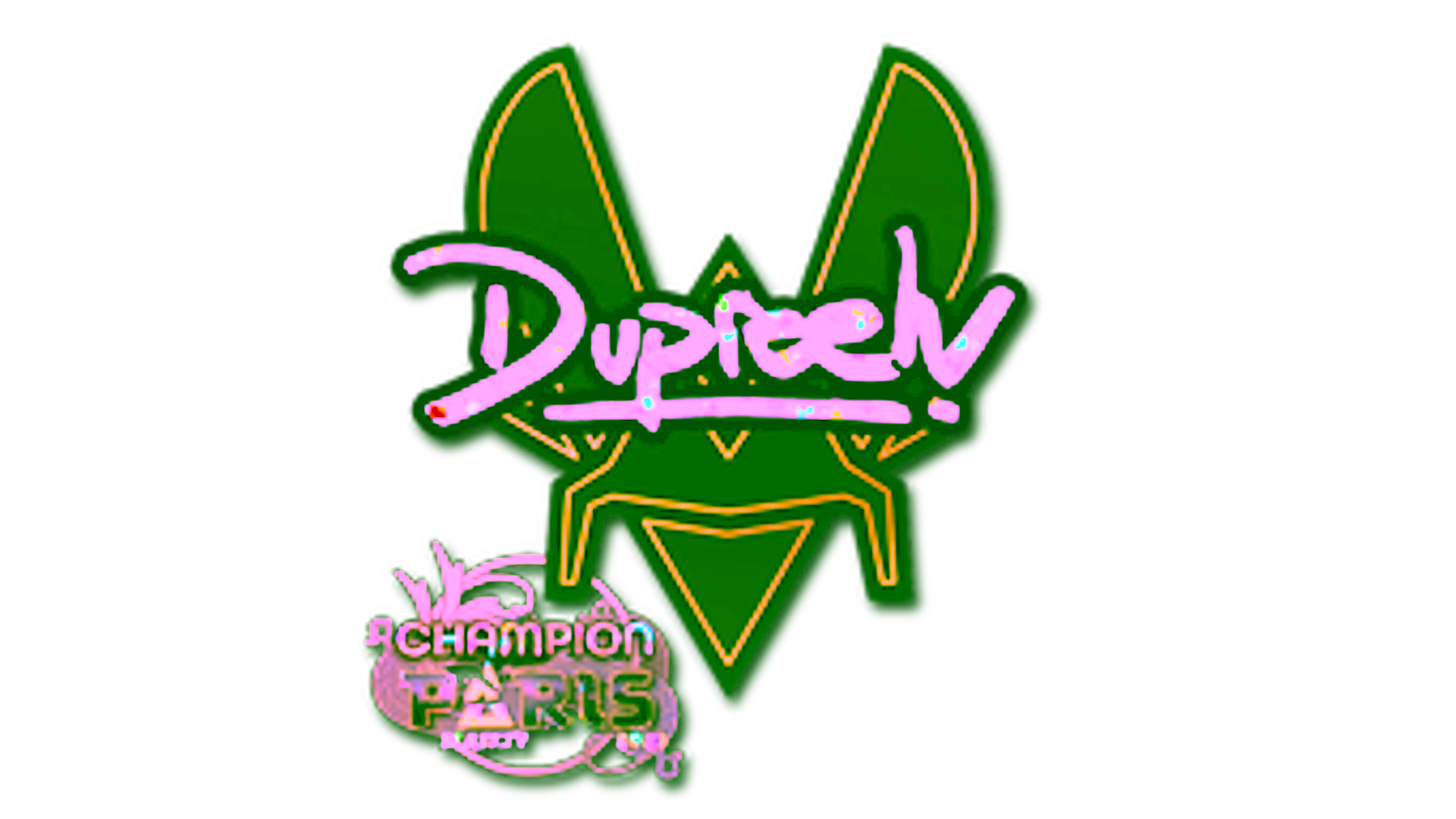 Display for Sticker | dupreeh (Glitter, Champion) | Paris 2023