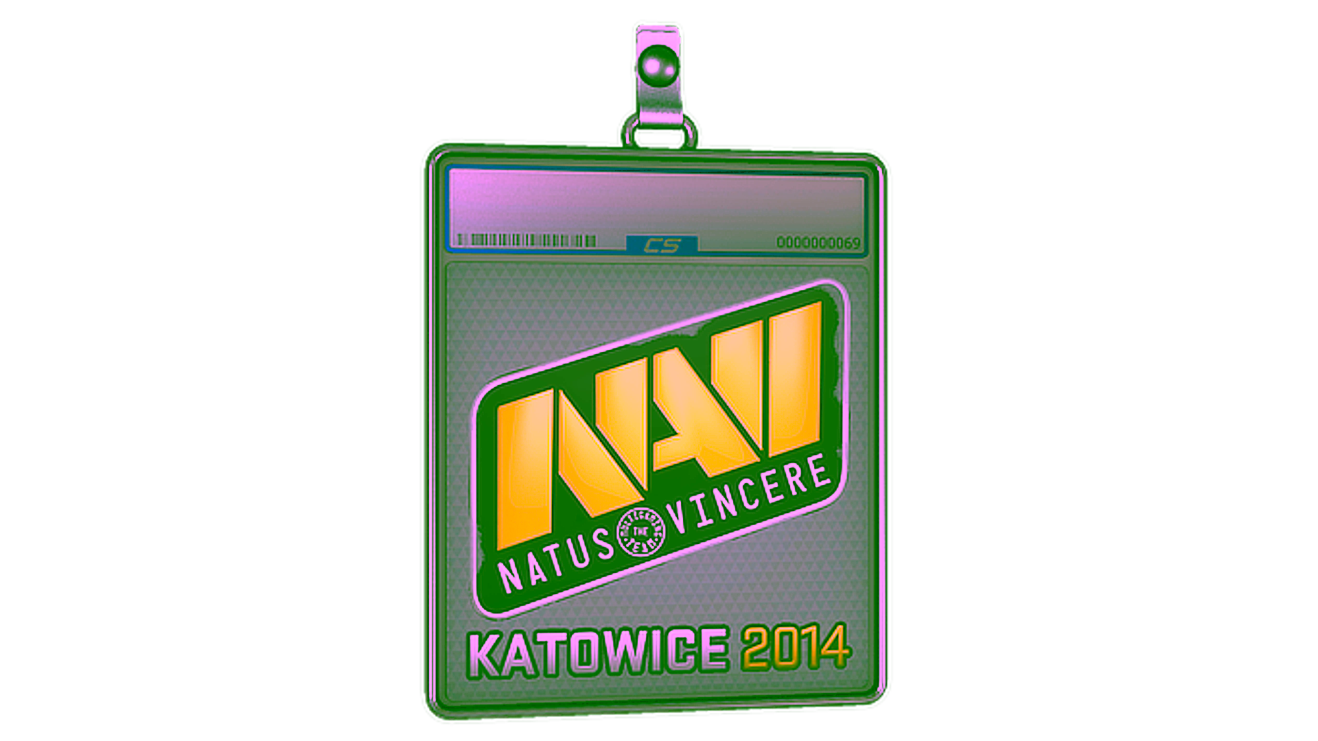 Display for Sticker Slab | Natus Vincere | Katowice 2014