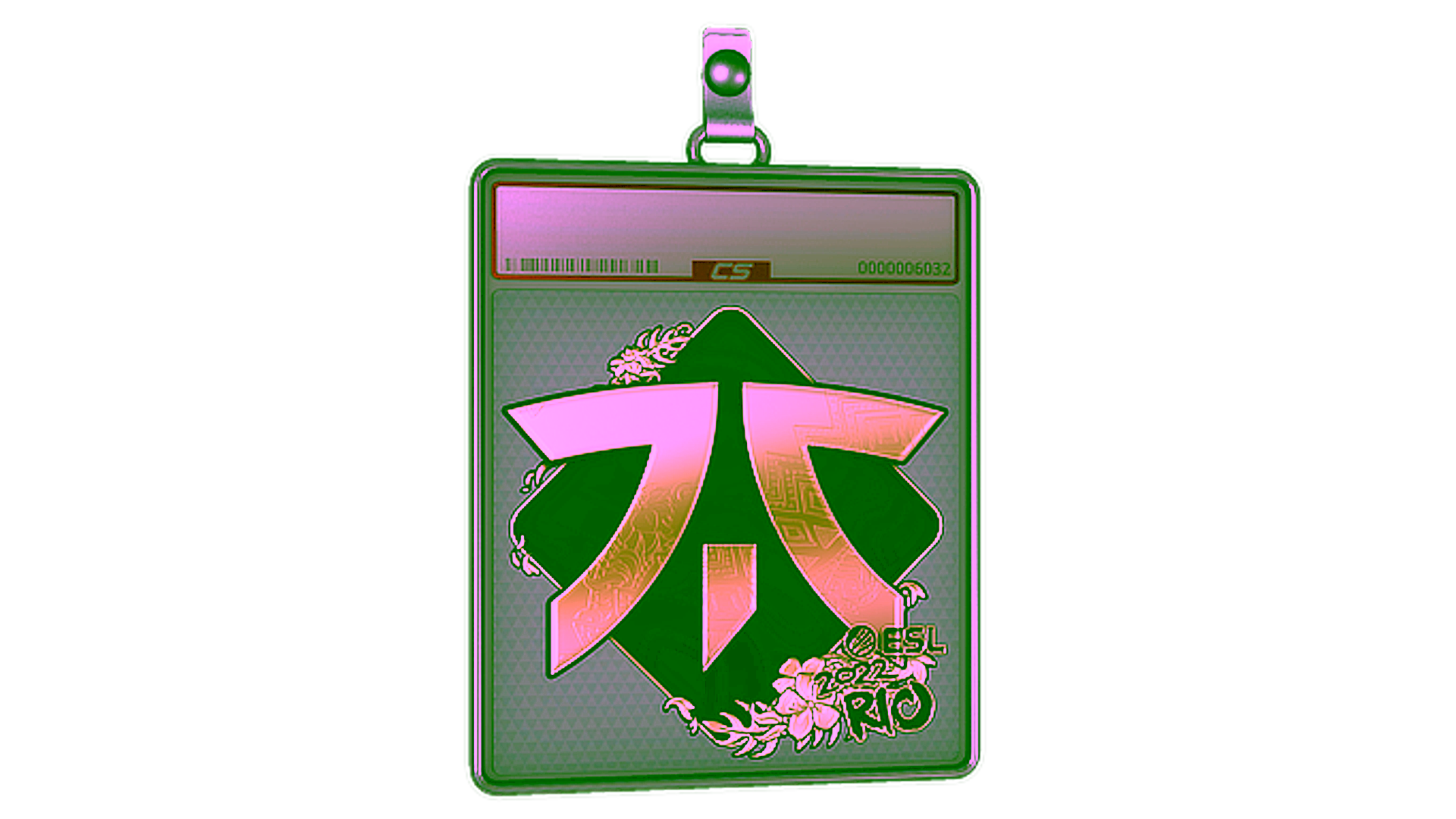 Display for Sticker Slab | Fnatic (Gold) | Rio 2022