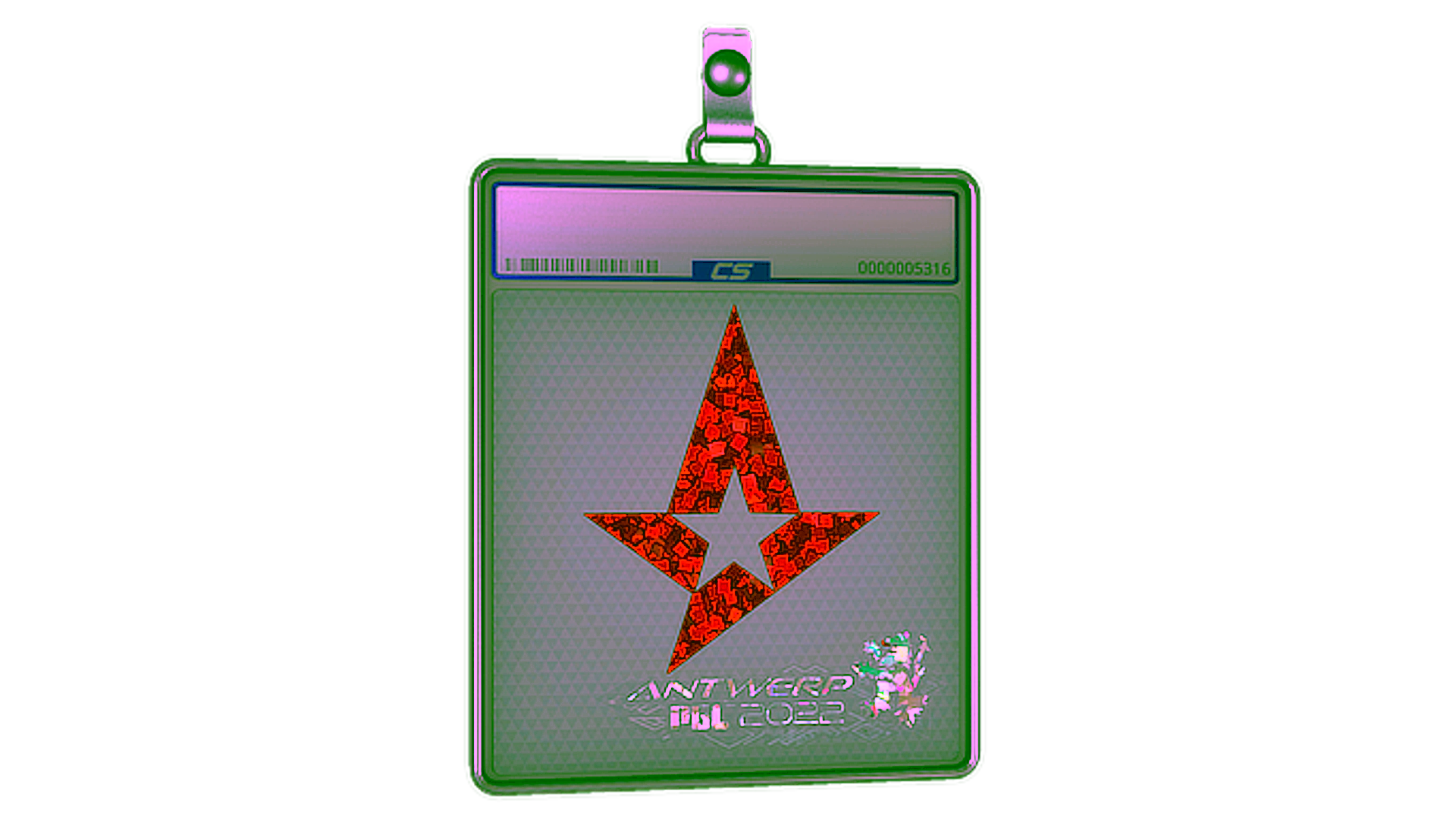 Sticker Slab | Astralis (Glitter) | Antwerp 2022 için görüntü