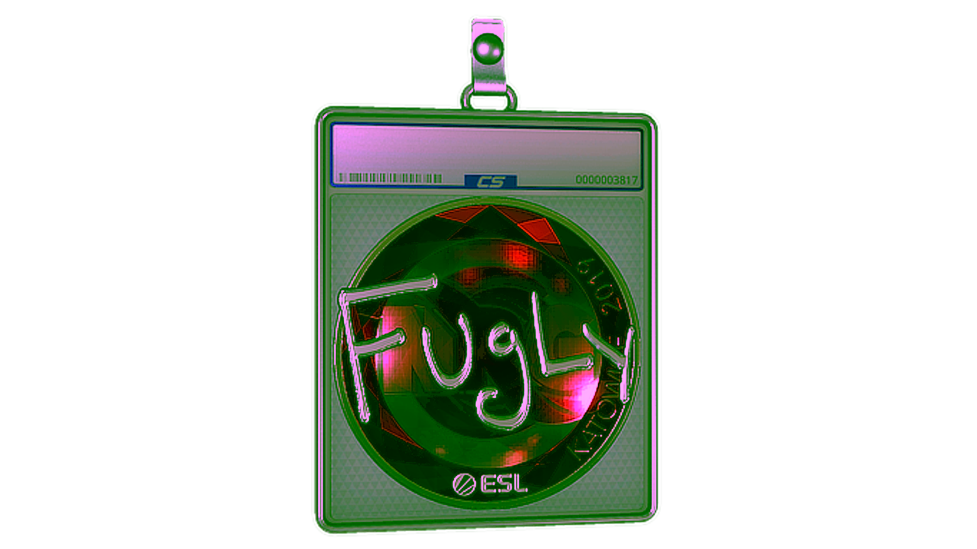 Display for Sticker Slab | FugLy (Foil) | Katowice 2019