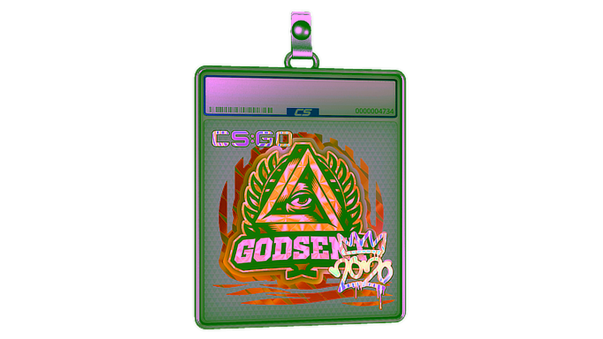 Display for Sticker Slab | GODSENT (Holo) | 2020 RMR