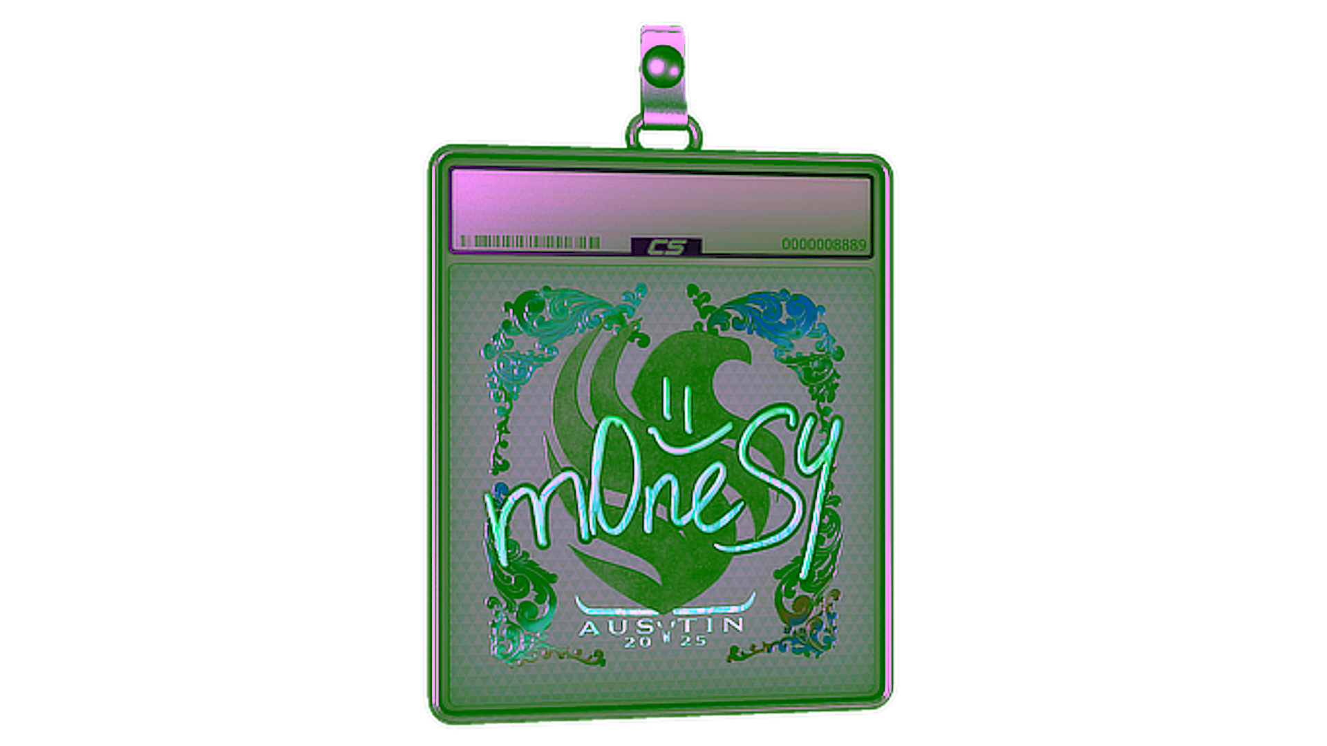 Sticker Slab | m0NESY (Holo) | Austin 2025 için görüntü