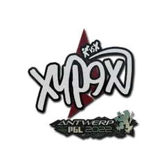 Sticker Xyp9x Antwerp 2022