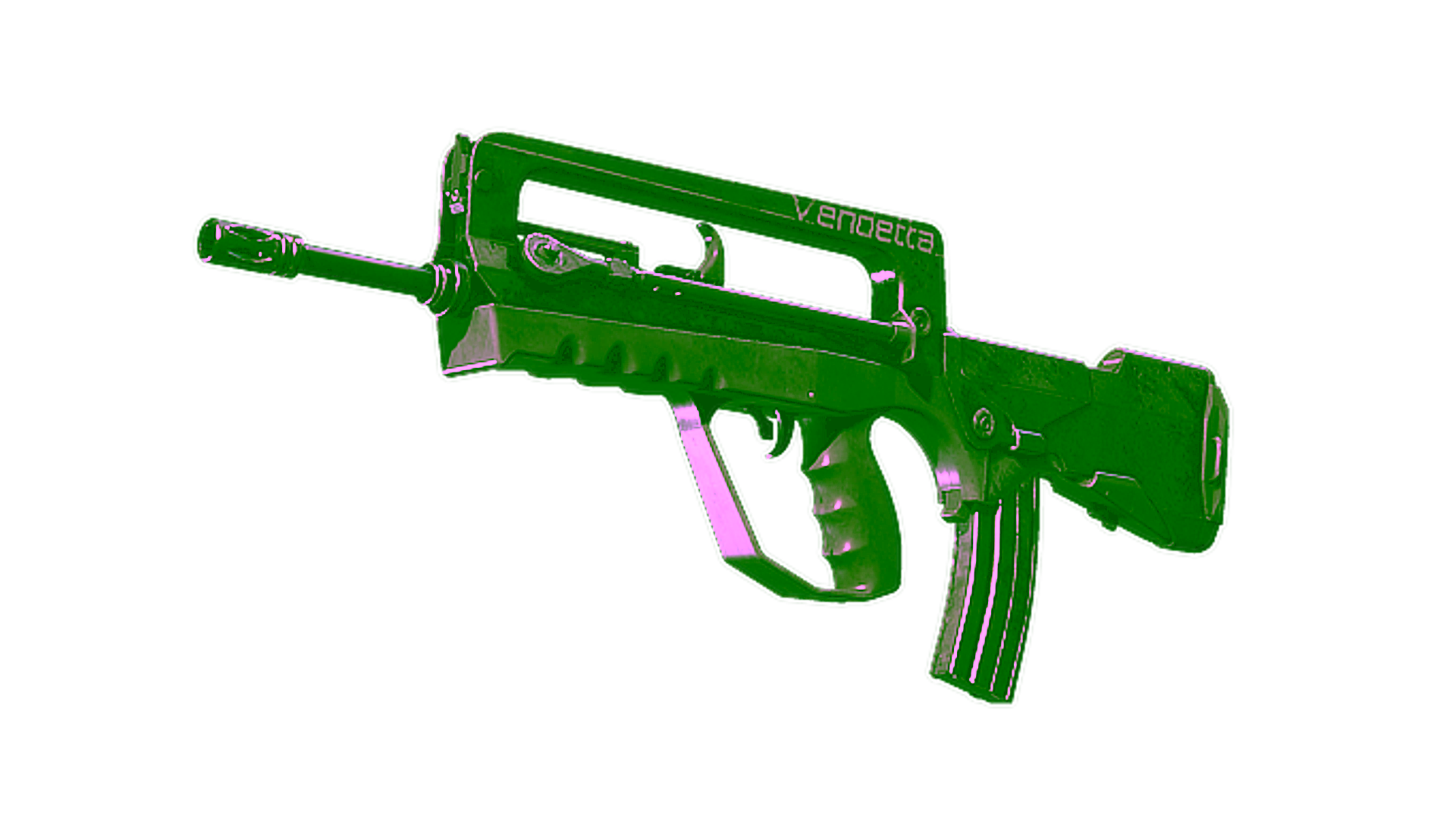 Display for FAMAS | Vendetta (Battle-Scarred)