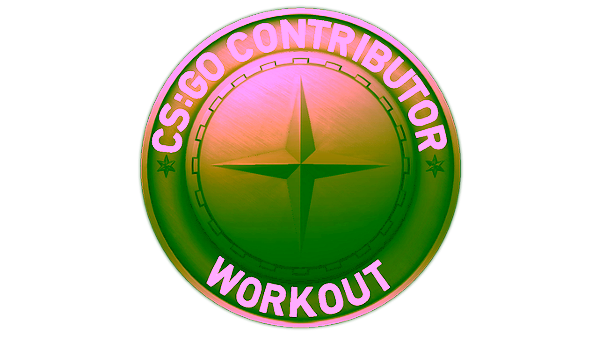 Display for Workout Map Coin