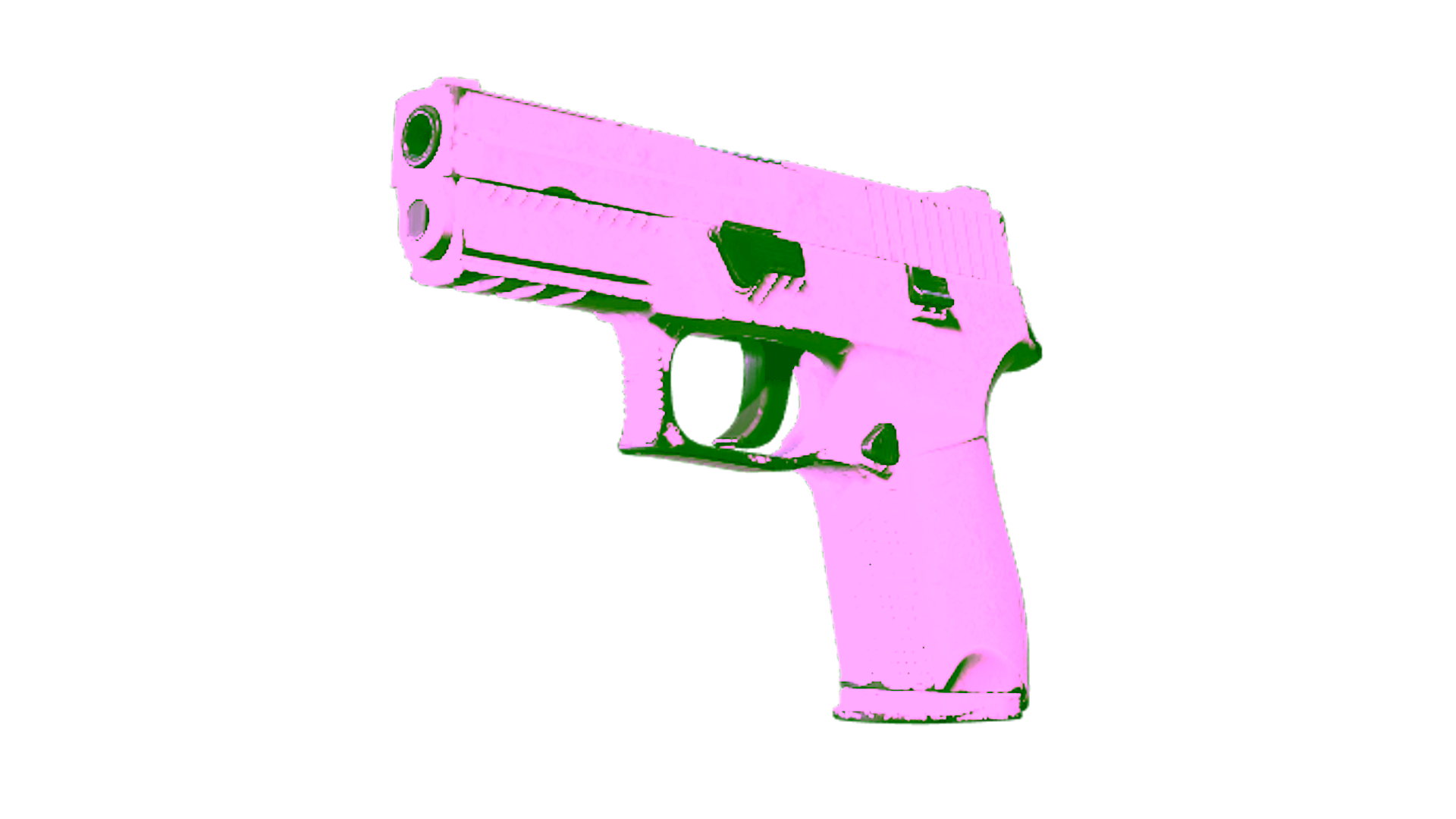 Display for Souvenir P250 | Whiteout (Well-Worn)