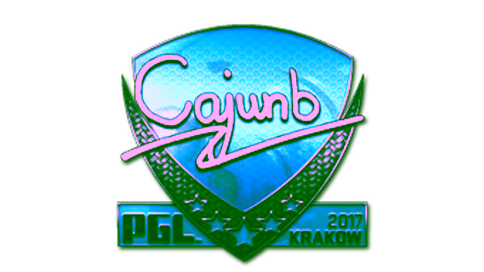 Display for Sticker | cajunb (Foil) | Krakow 2017