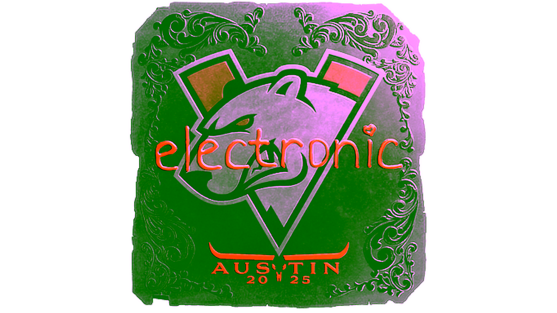 Display for Sticker | electronic (Foil) | Austin 2025