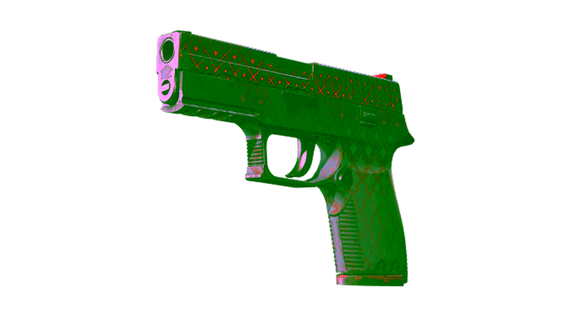 Display for Souvenir P250 | Crimson Kimono (Well-Worn)