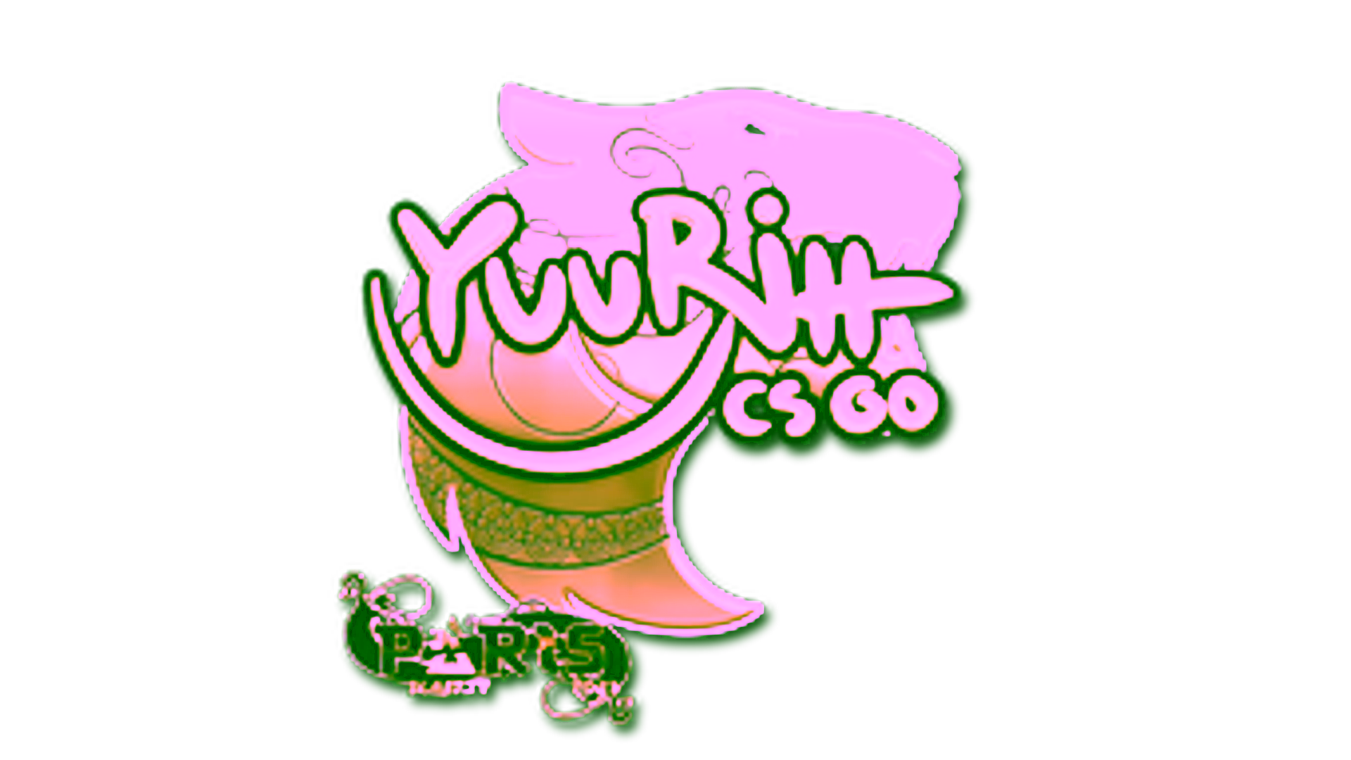 Exibição para Sticker | yuurih (Gold) | Paris 2023