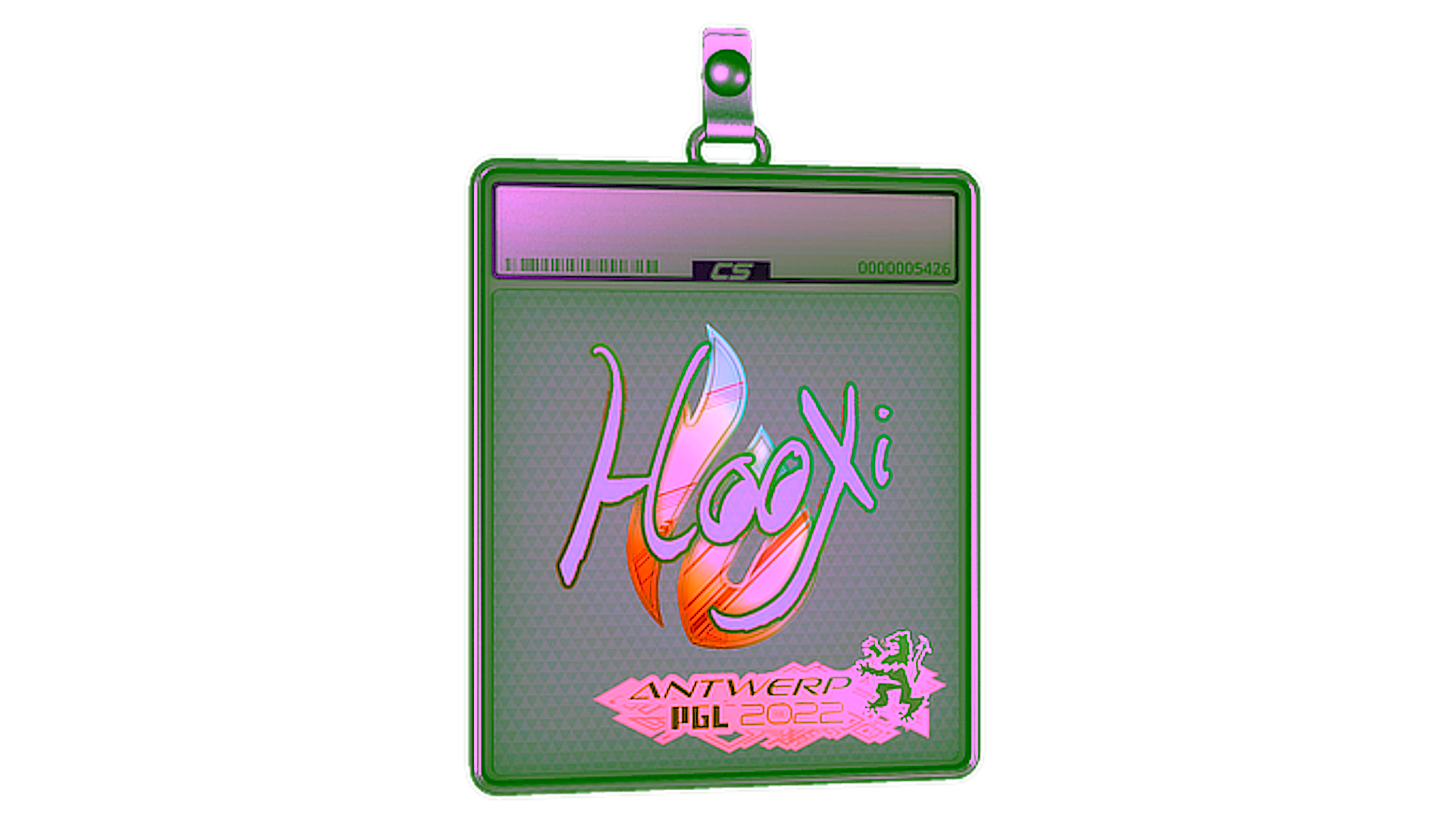 Display for Sticker Slab | HooXi (Holo) | Antwerp 2022