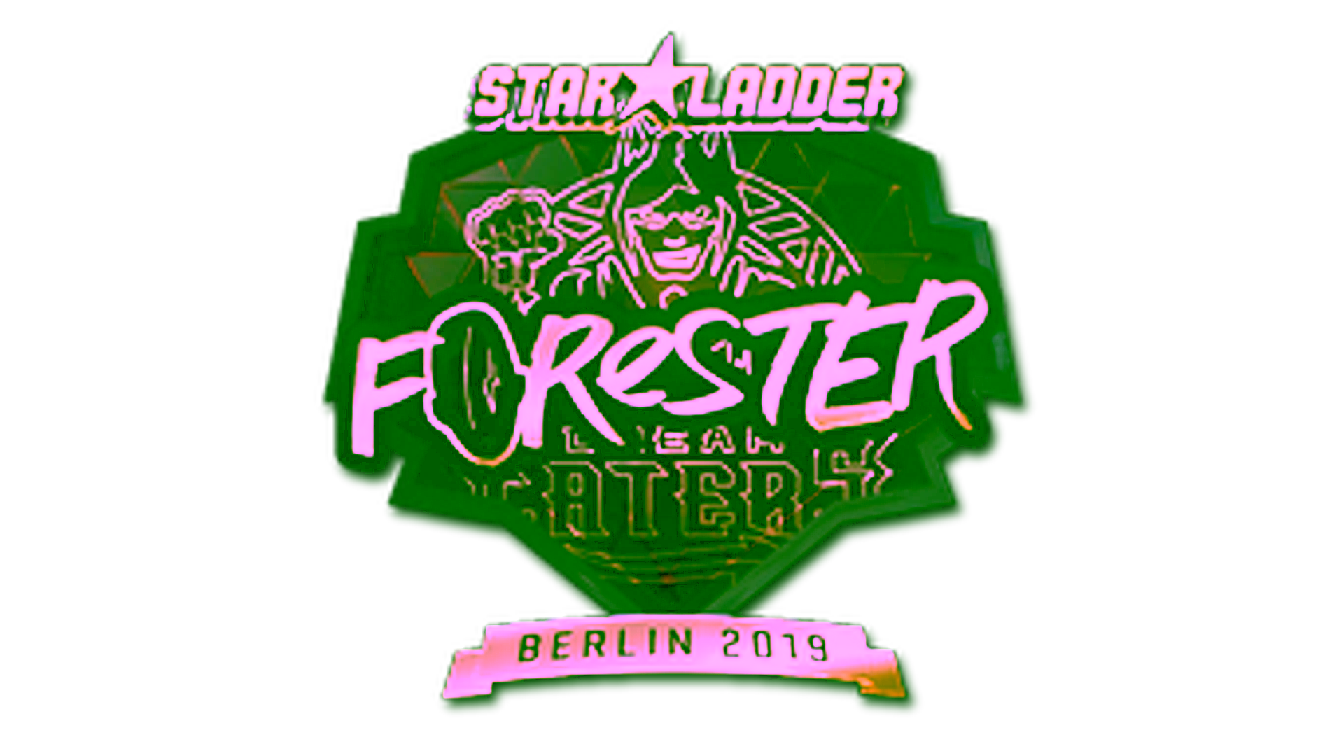 Display for Sticker | Forester (Gold) | Berlin 2019