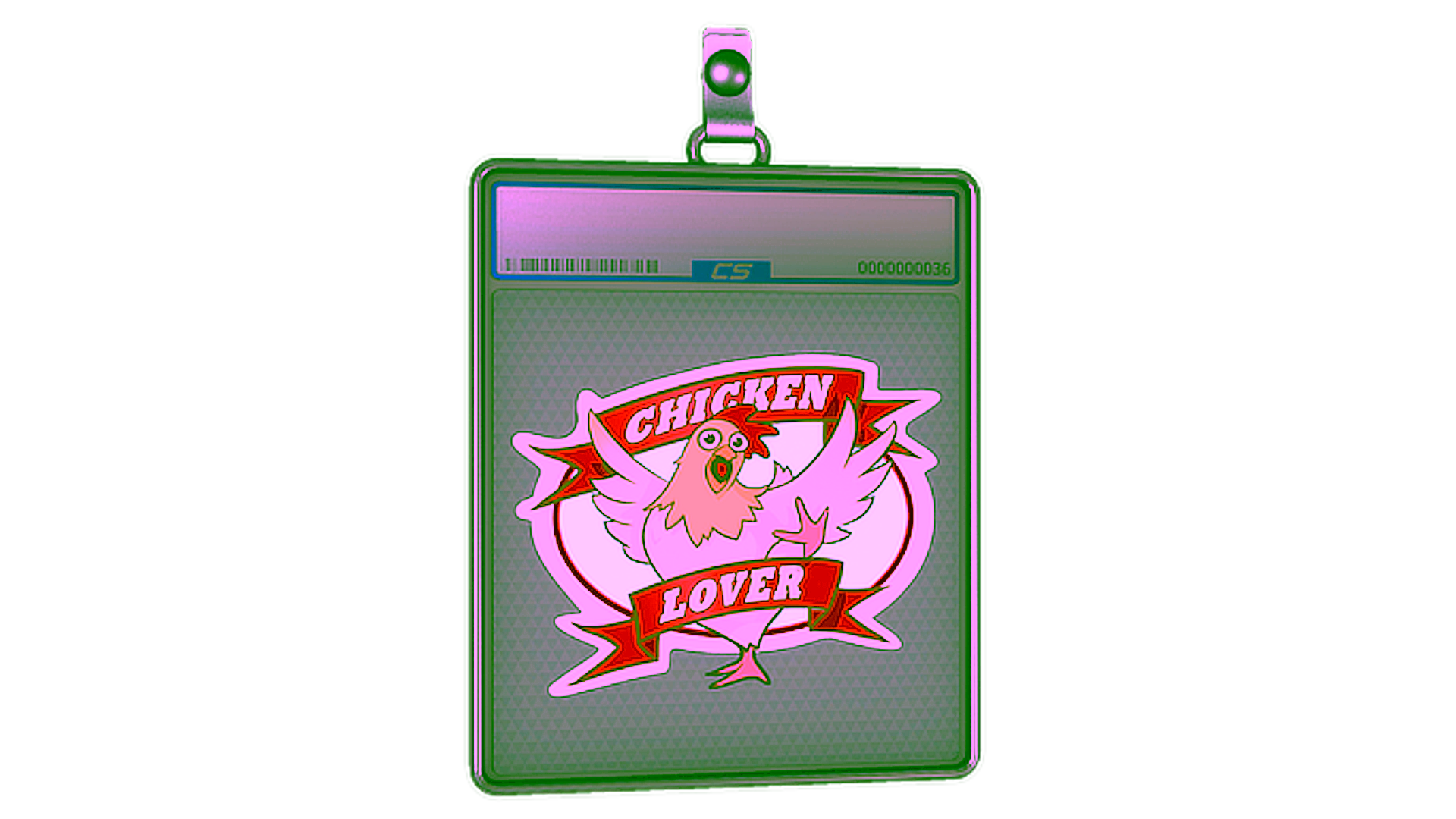 Display for Sticker Slab | Chicken Lover