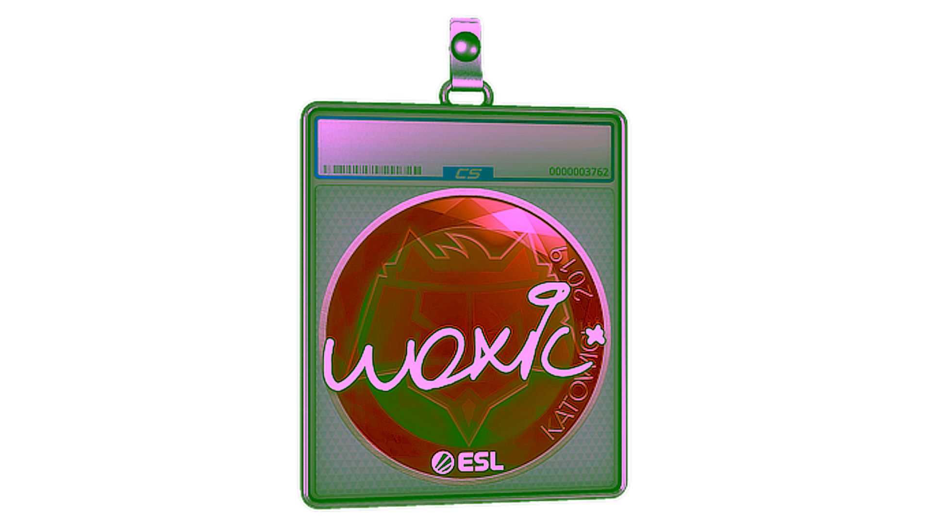 Rodyti Sticker Slab | woxic | Katowice 2019