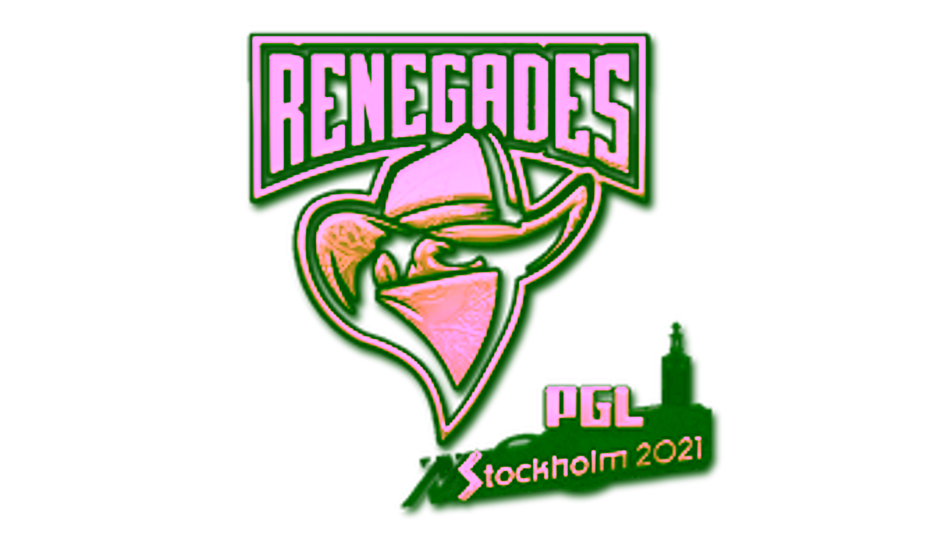 Display for Sticker | Renegades (Gold) | Stockholm 2021