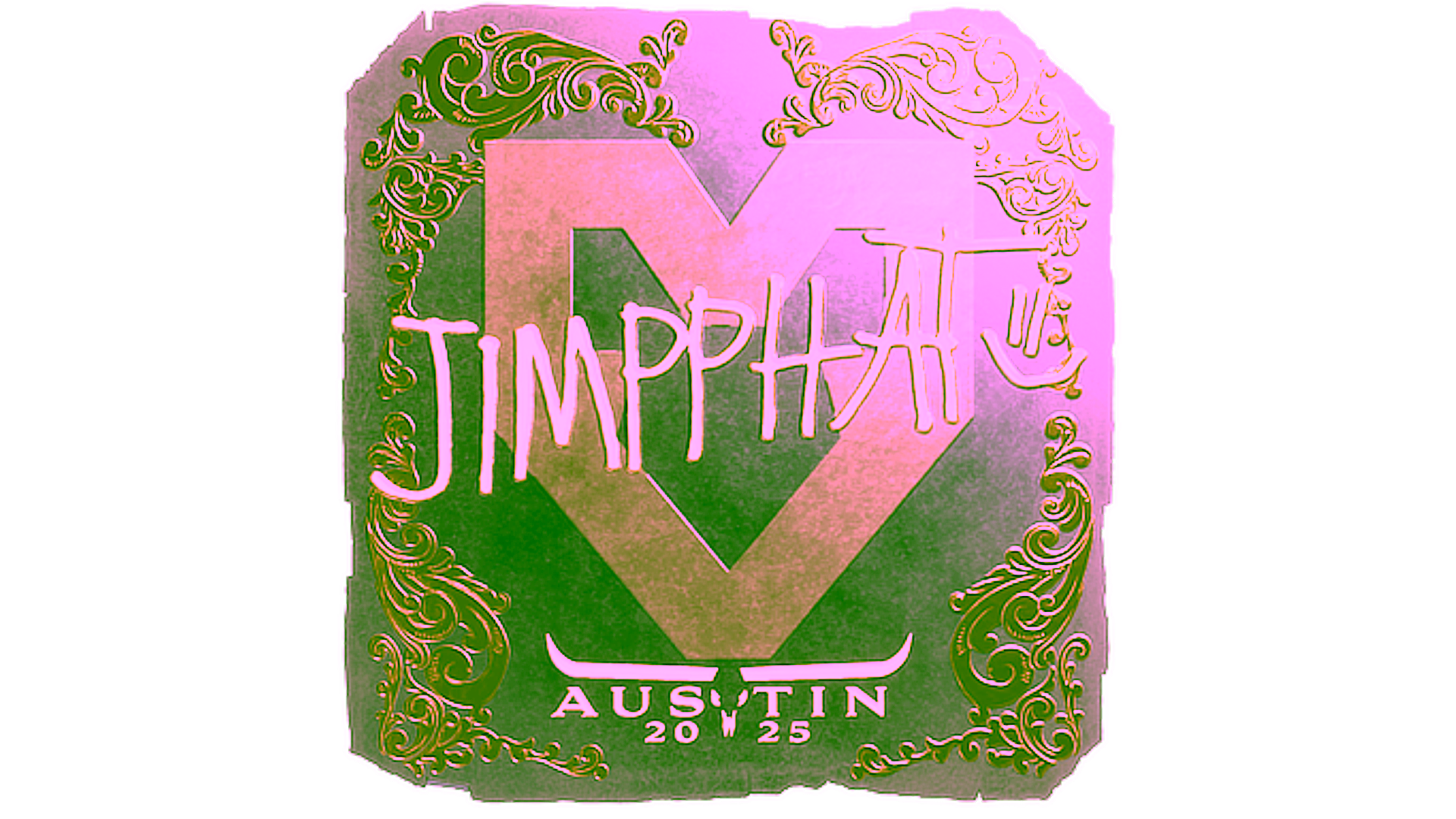 Display for Sticker | Jimpphat (Gold) | Austin 2025