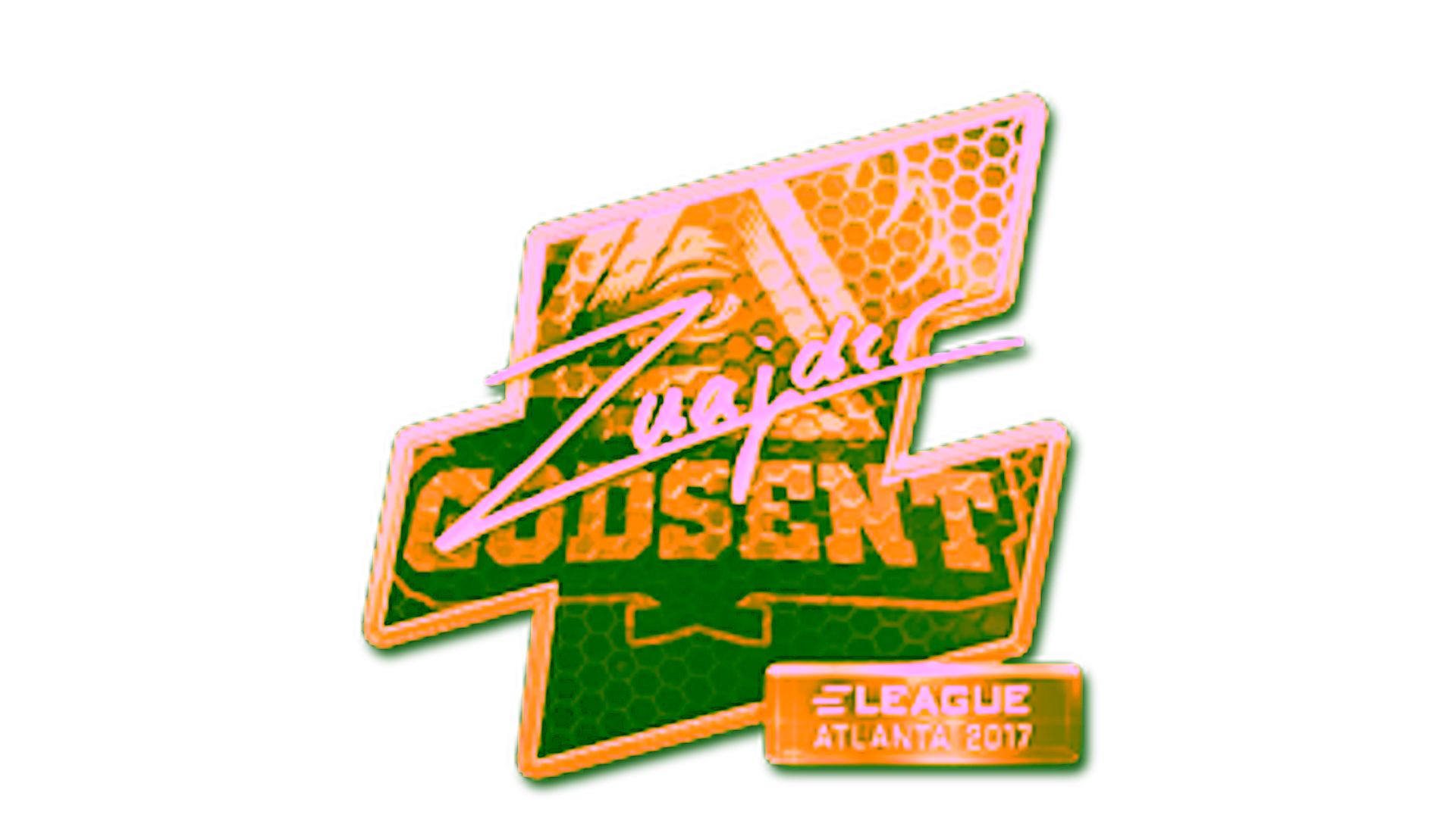 Wyświetl dla Sticker | znajder (Gold) | Atlanta 2017
