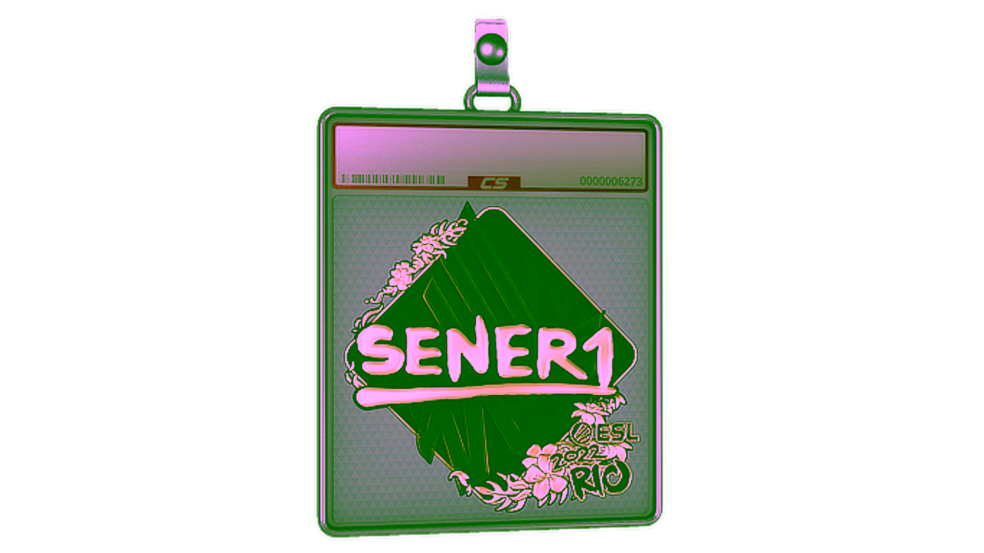 Exibição para Sticker Slab | SENER1 (Gold) | Rio 2022