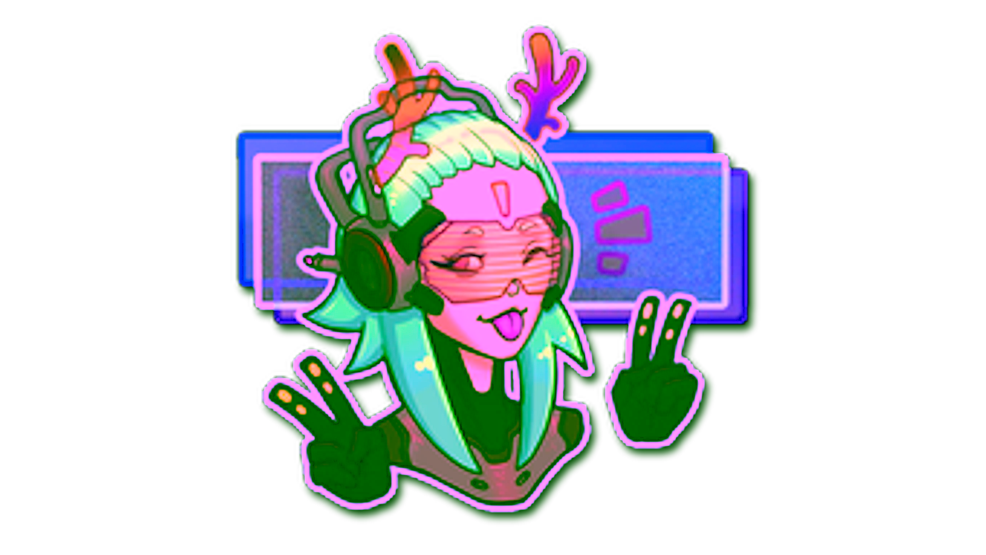 Anzeige für Sticker | V For Victory (Holo)