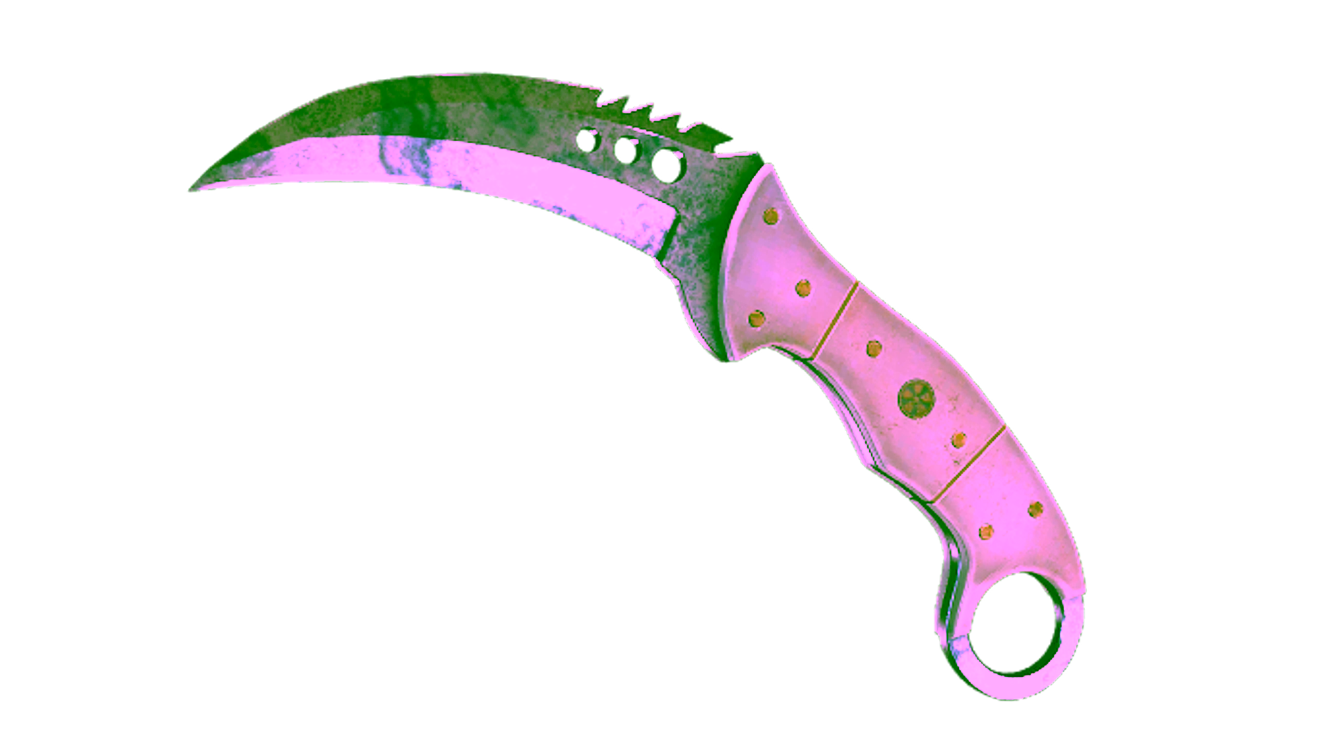 ★ StatTrak™ Talon Knife | Stained (Well-Worn) için görüntü