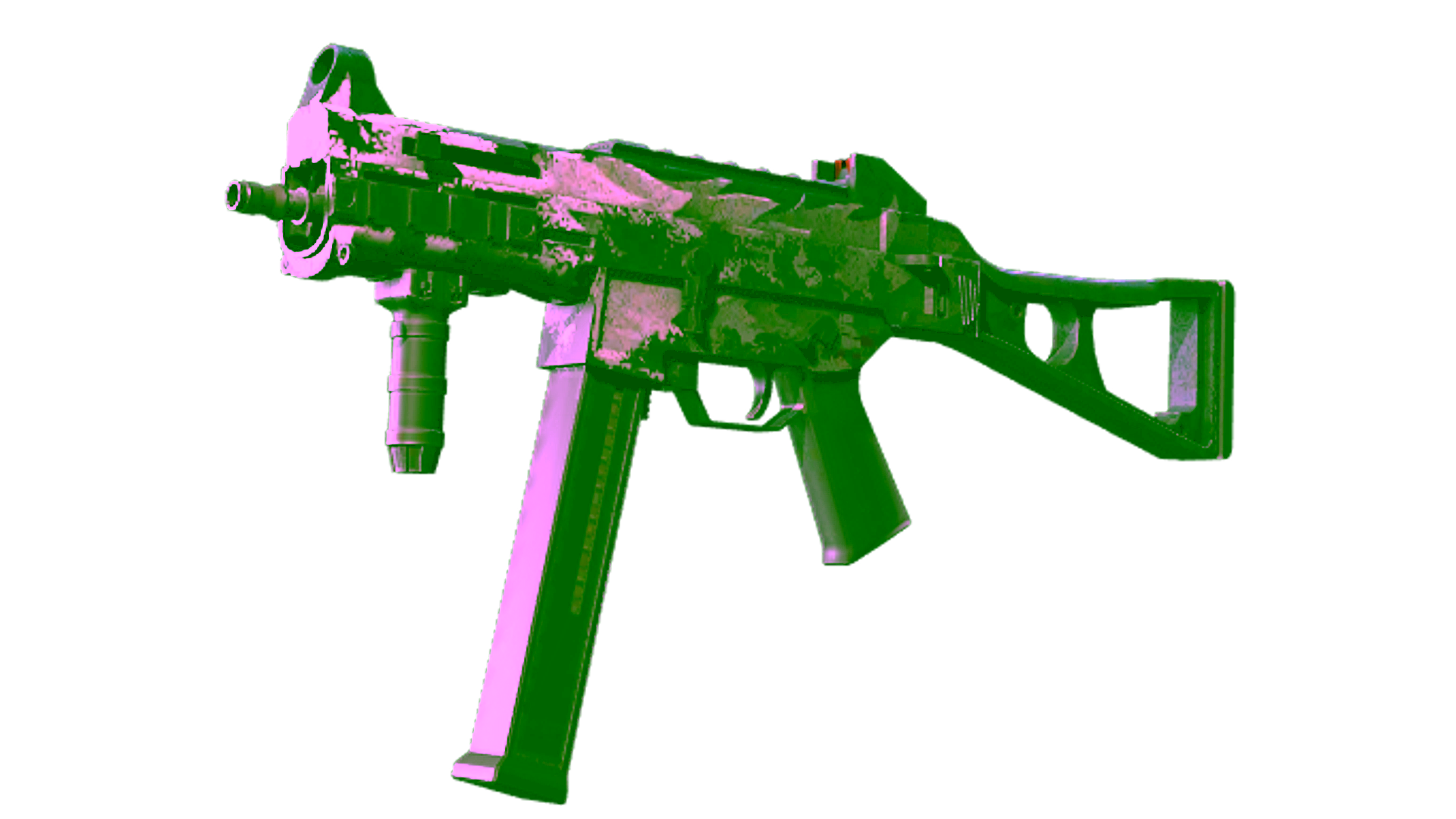 Display for UMP-45 | Arctic Wolf (Battle-Scarred)