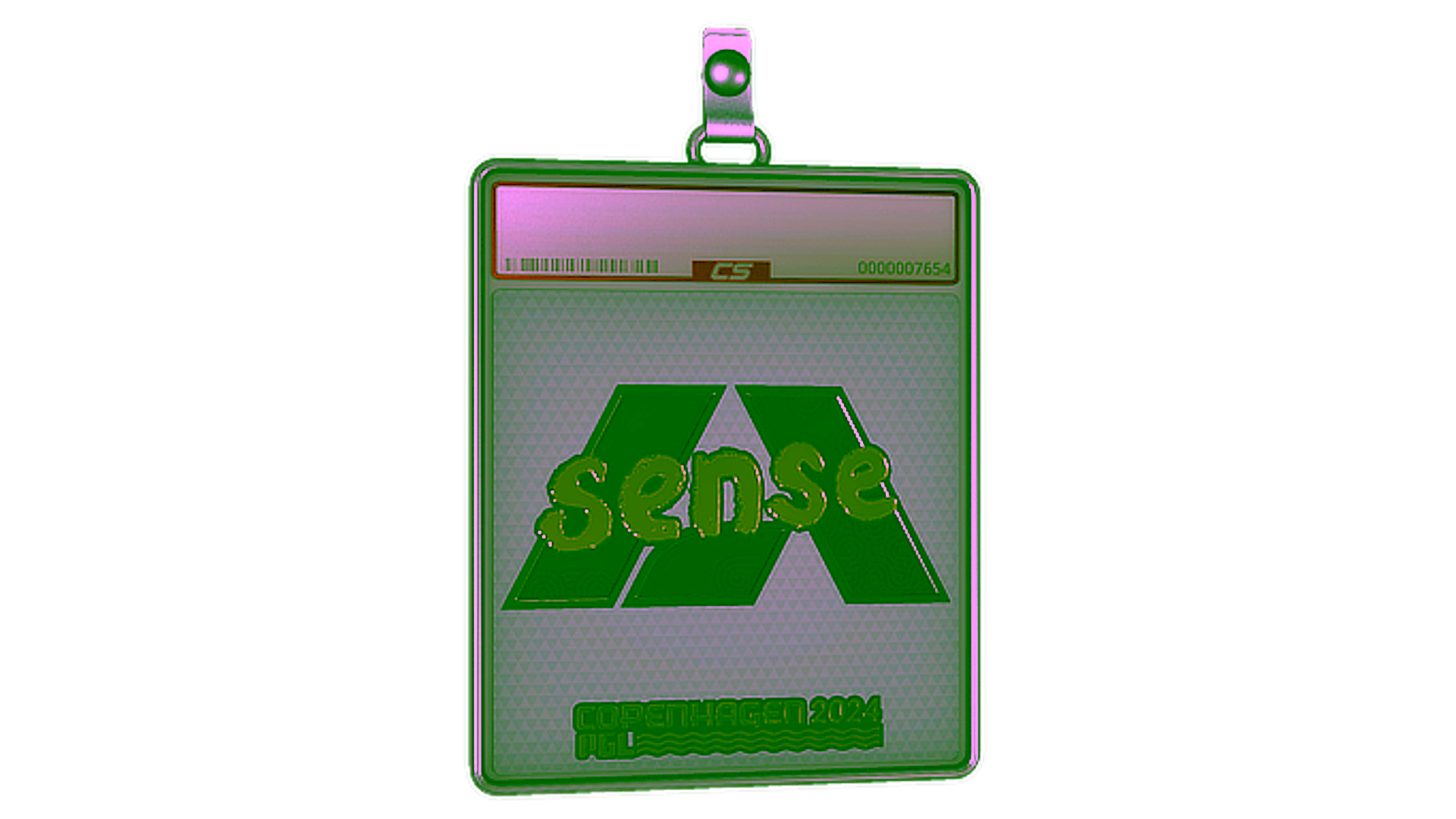 Display for Sticker Slab | sense (Gold) | Copenhagen 2024