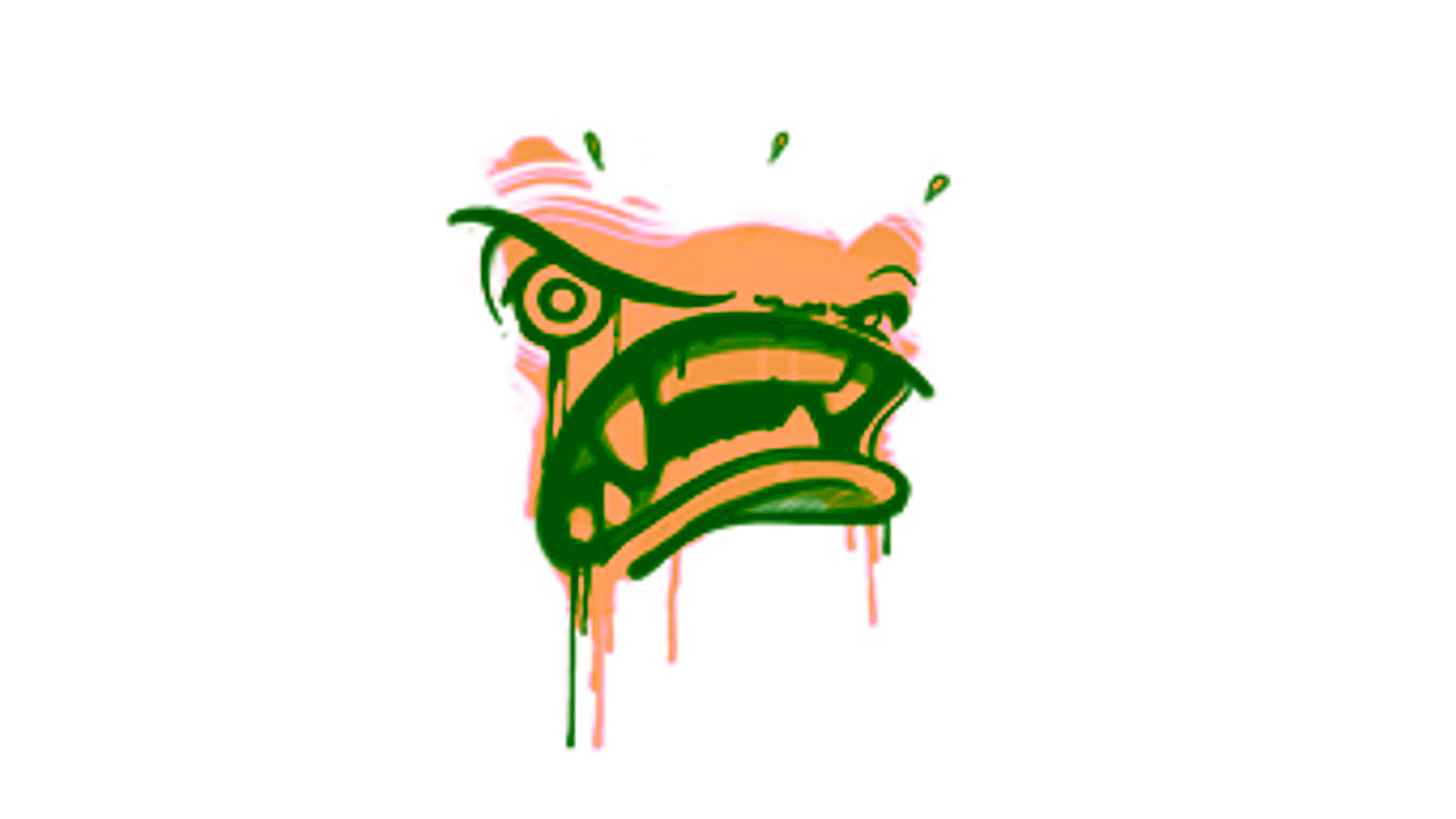 Display for Sealed Graffiti | Rage Mode (Tracer Yellow)