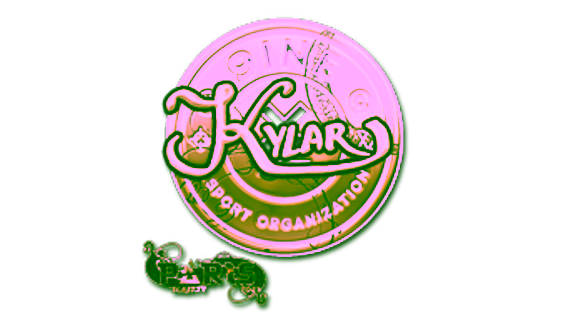 Visar för Sticker | Kylar (Gold) | Paris 2023