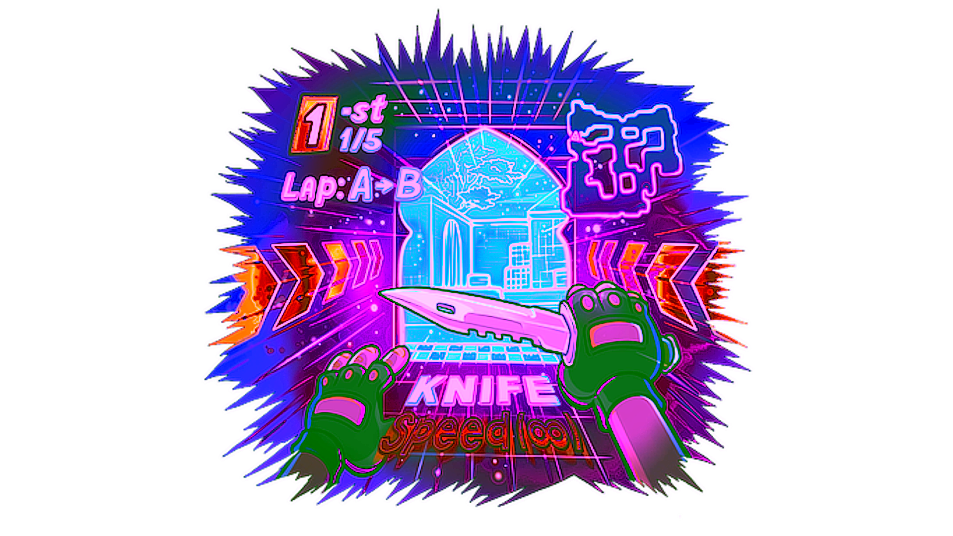 Rodyti Sticker | First Lap (Holo)