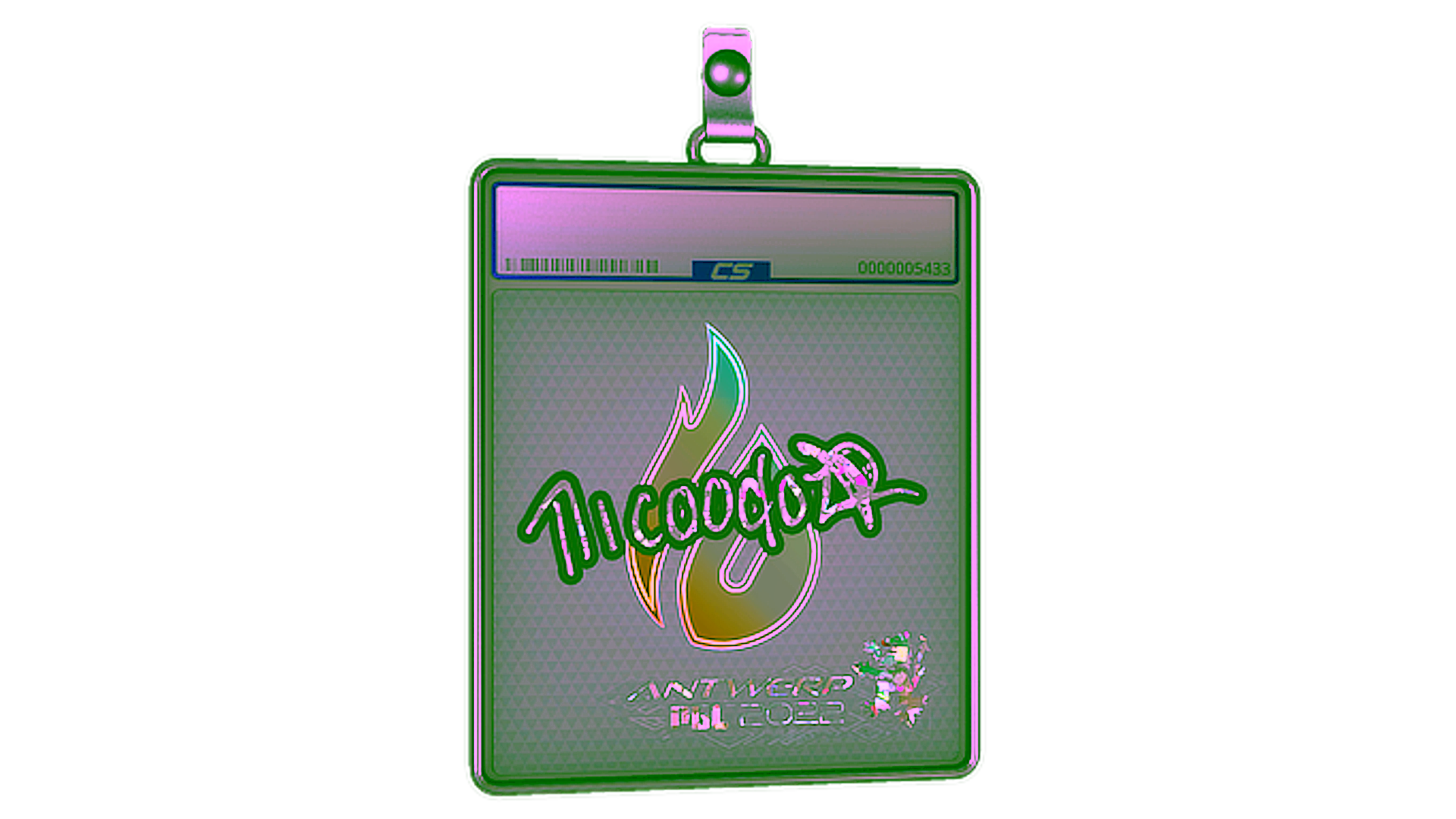 Display for Sticker Slab | nicoodoz (Glitter) | Antwerp 2022