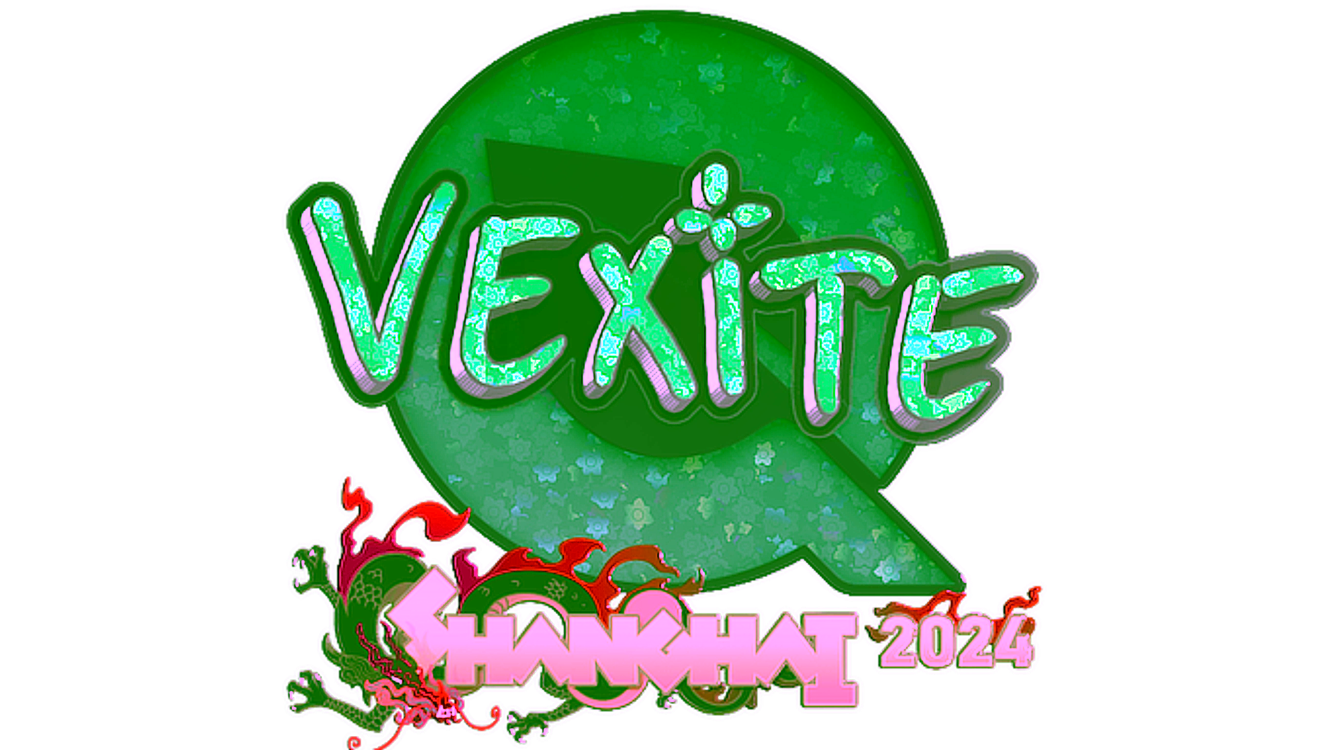 Display for Sticker | vexite (Glitter) | Shanghai 2024