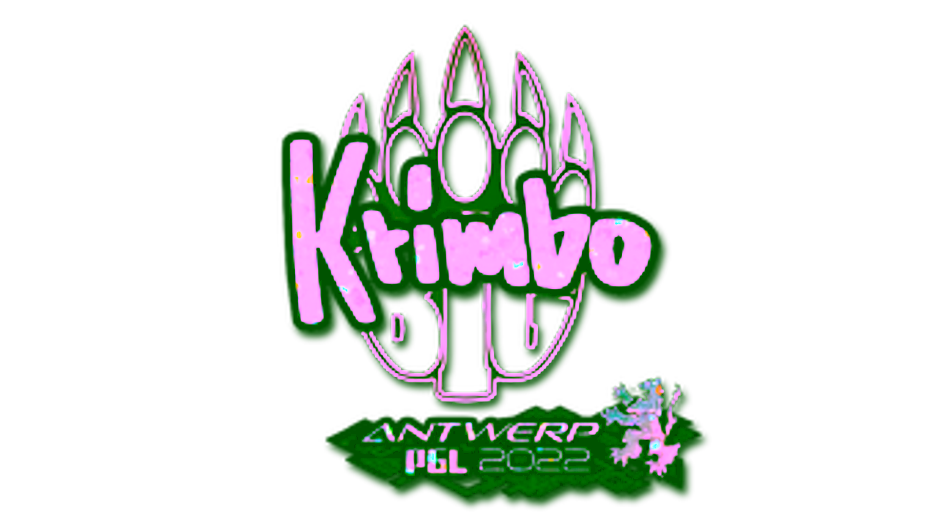 Display for Sticker | Krimbo (Glitter) | Antwerp 2022