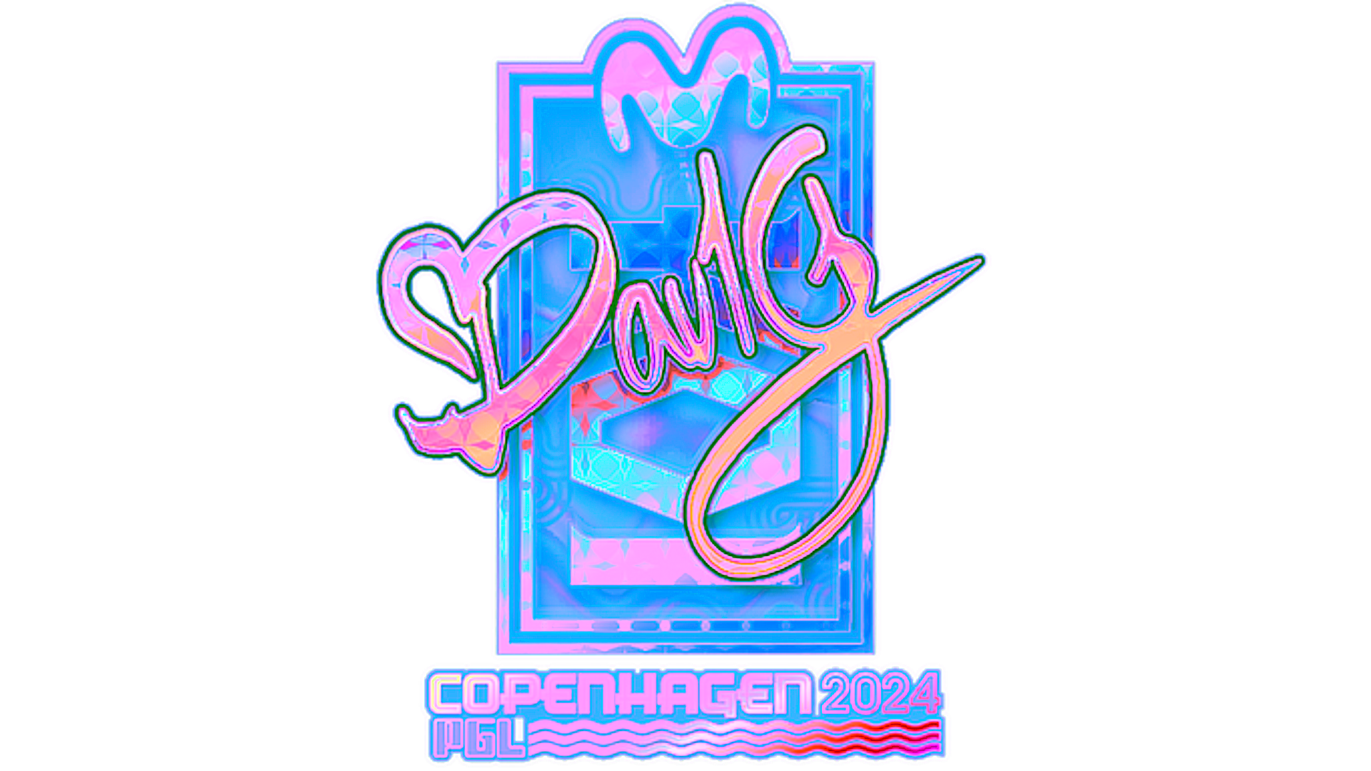 Affichage pour Sticker | dav1g (Holo) | Copenhagen 2024