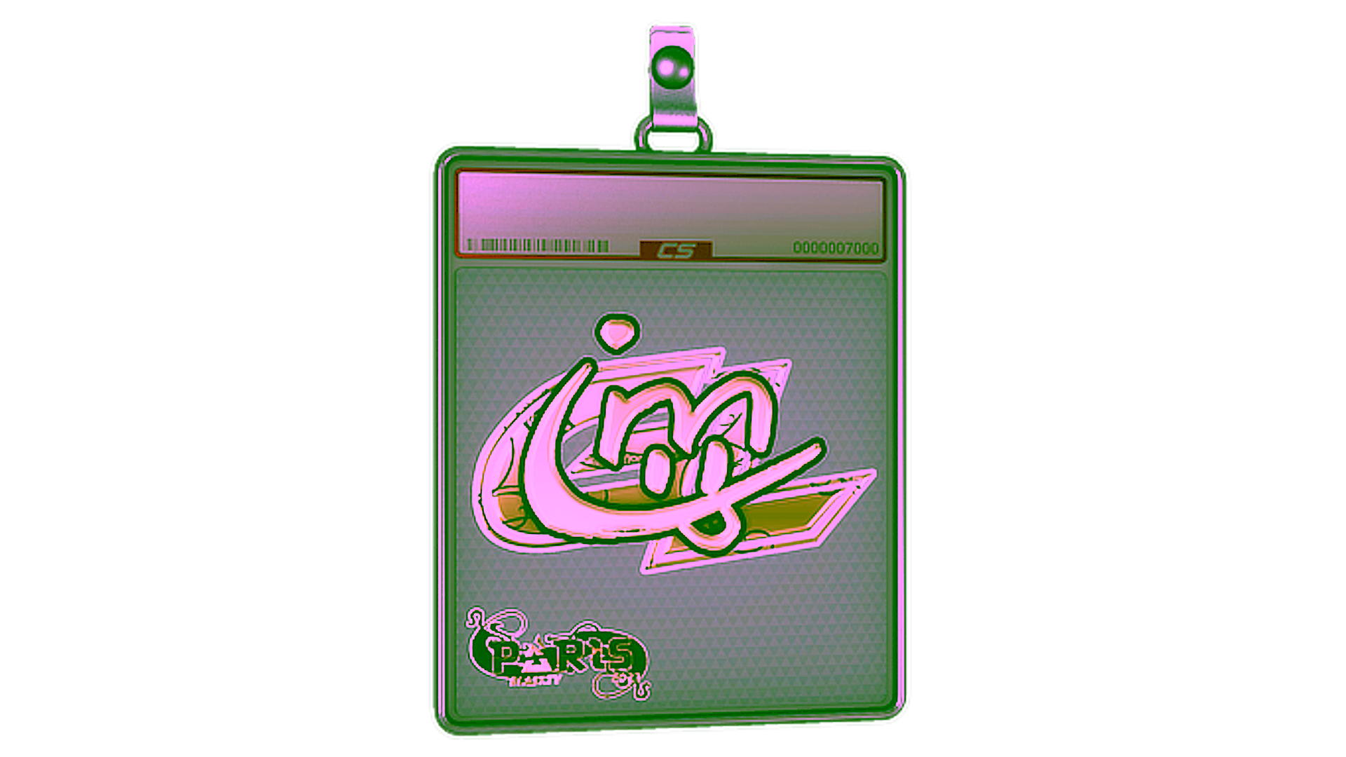 Display for Sticker Slab | iM (Gold) | Paris 2023