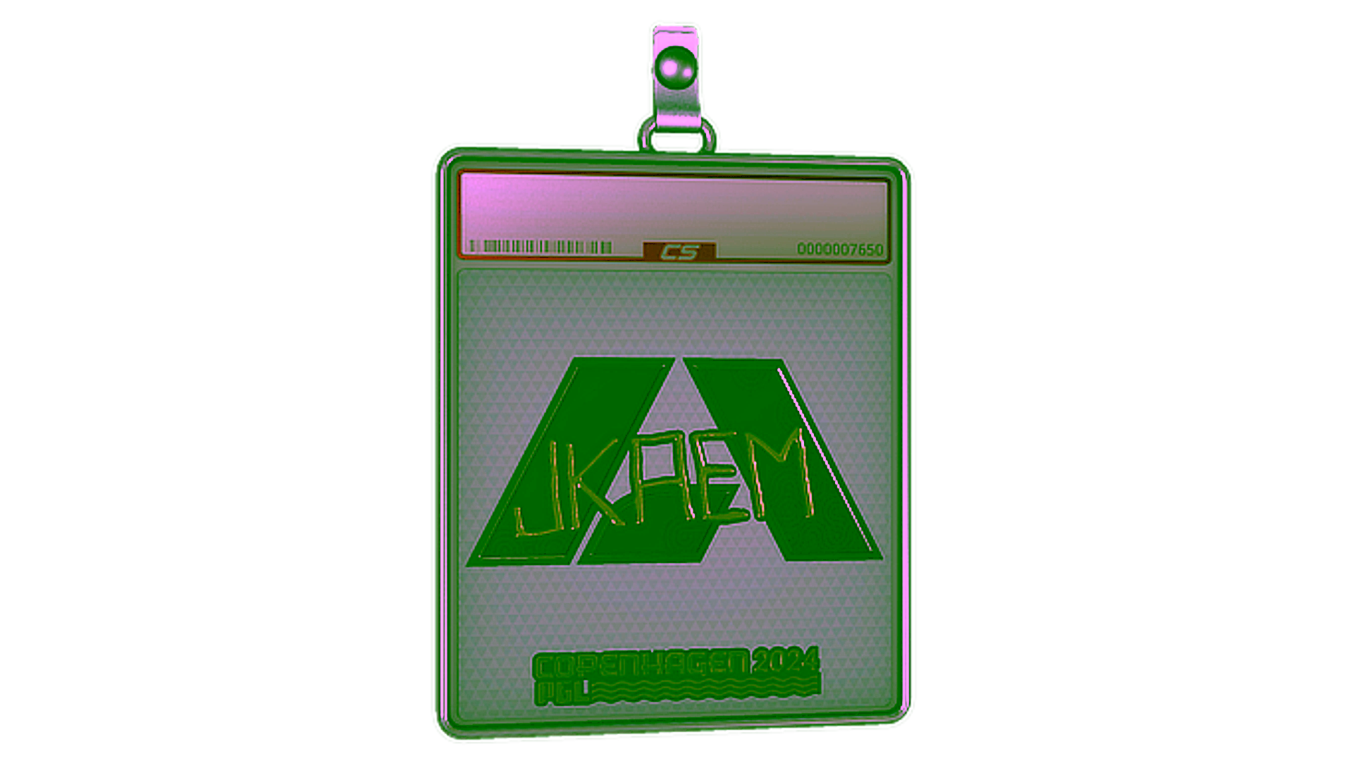 Display for Sticker Slab | jkaem (Gold) | Copenhagen 2024