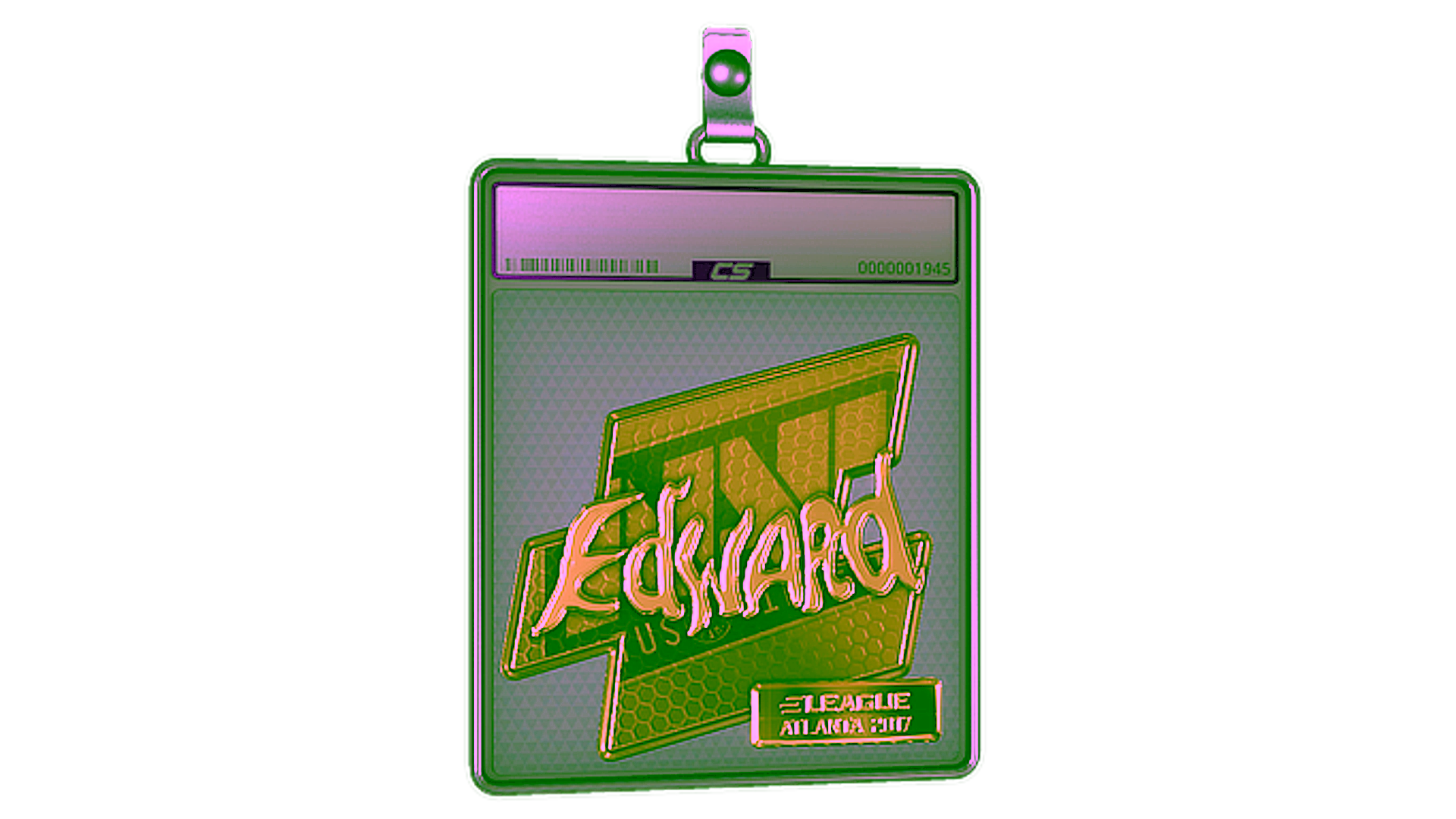 Affichage pour Sticker Slab | Edward (Gold) | Atlanta 2017