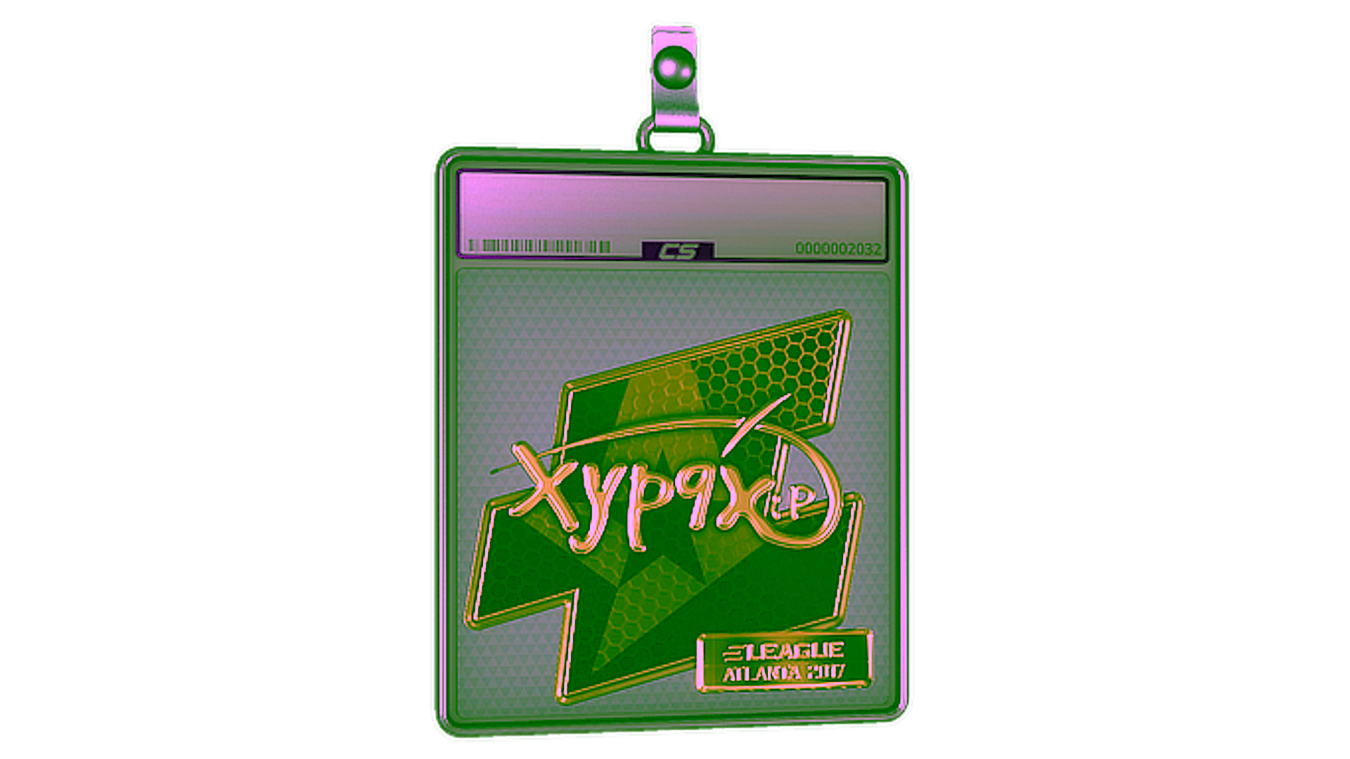 Display for Sticker Slab | Xyp9x (Gold) | Atlanta 2017
