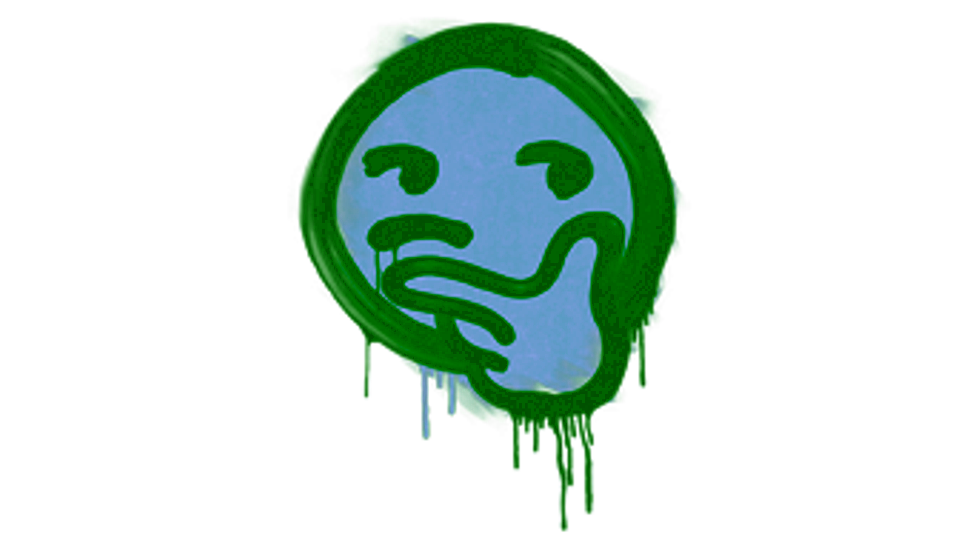 Display for Sealed Graffiti | Thoughtfull (Wire Blue)