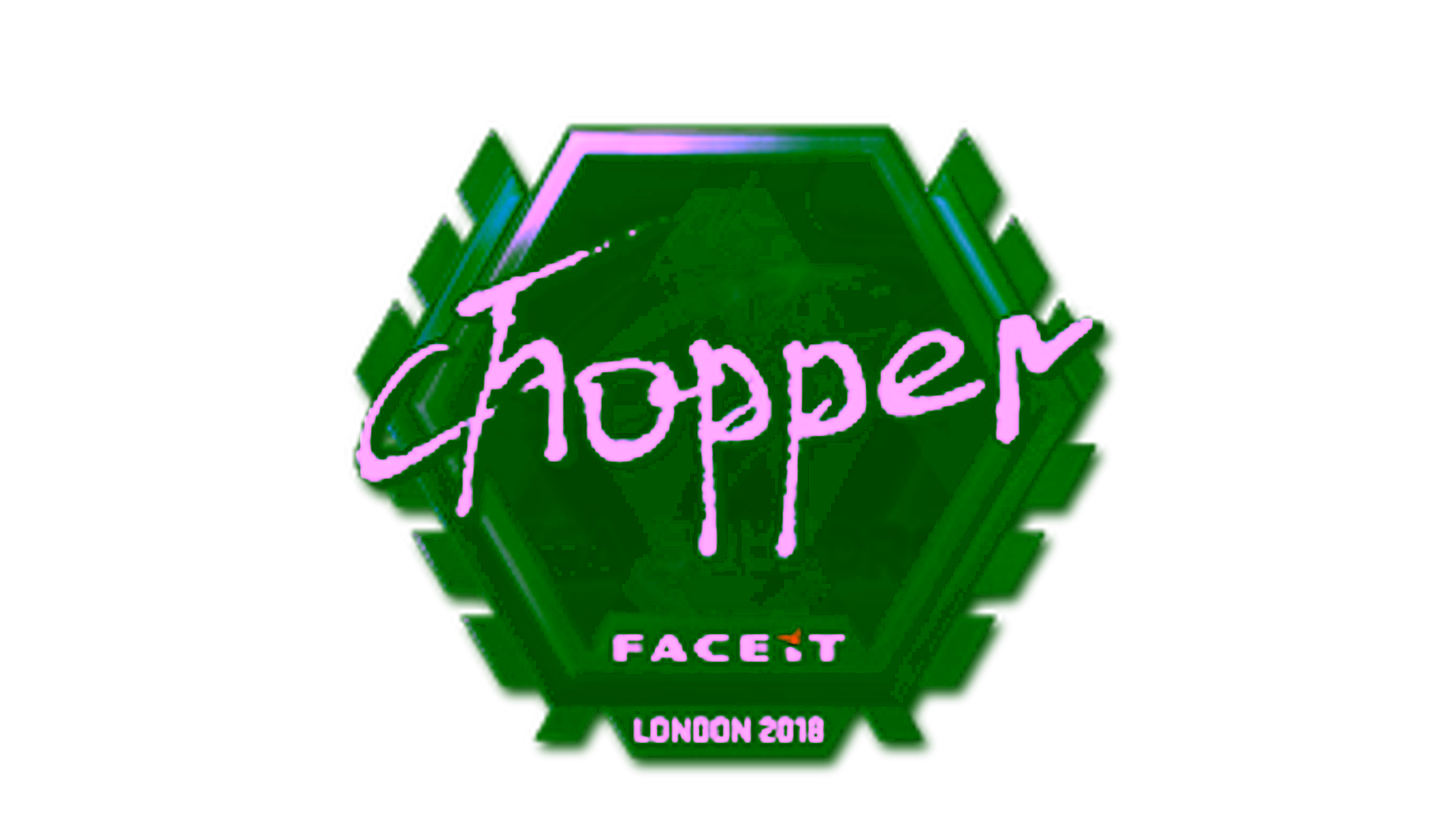 Display for Sticker | chopper (Foil) | London 2018