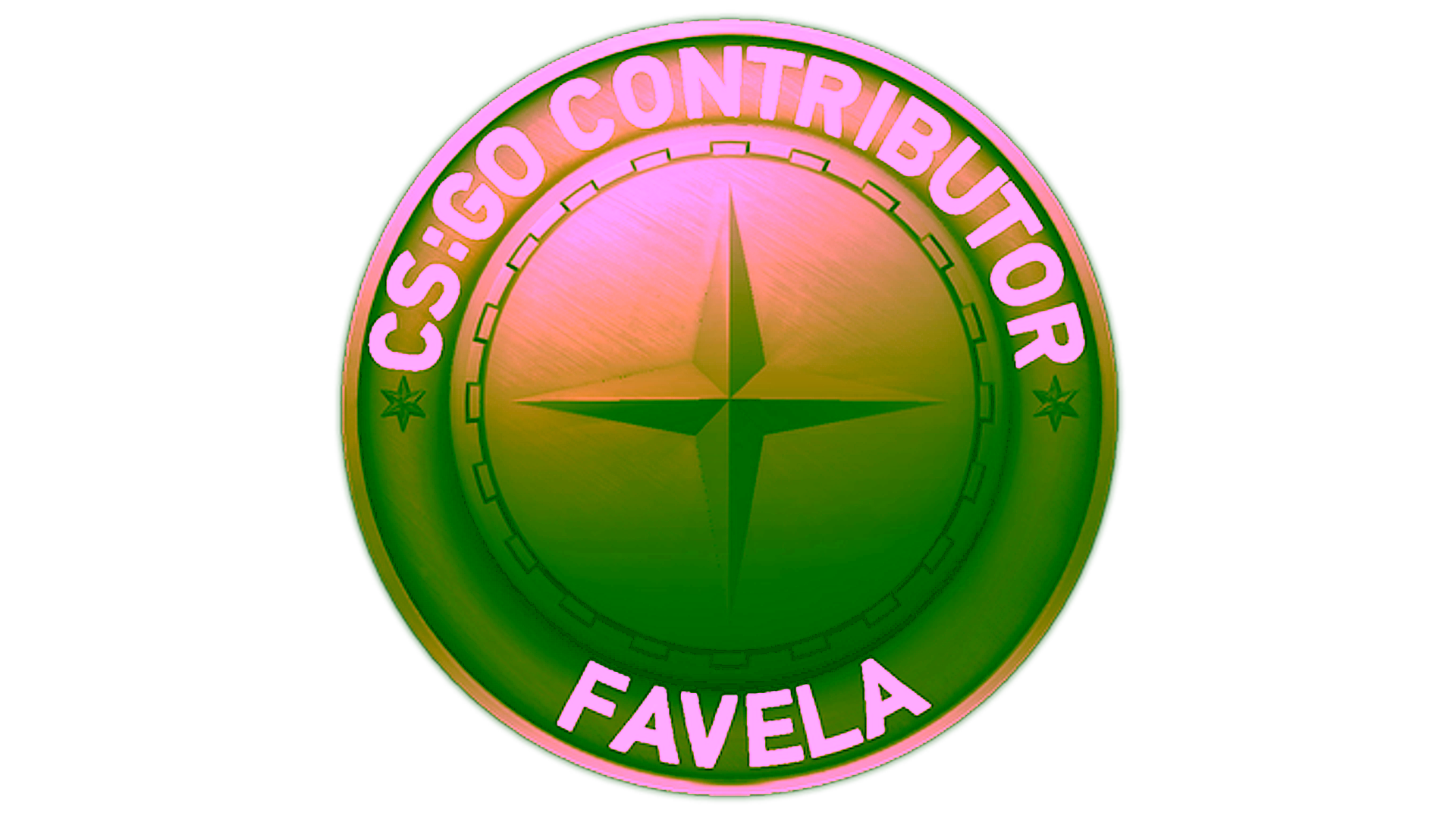 Display for Favela Map Coin