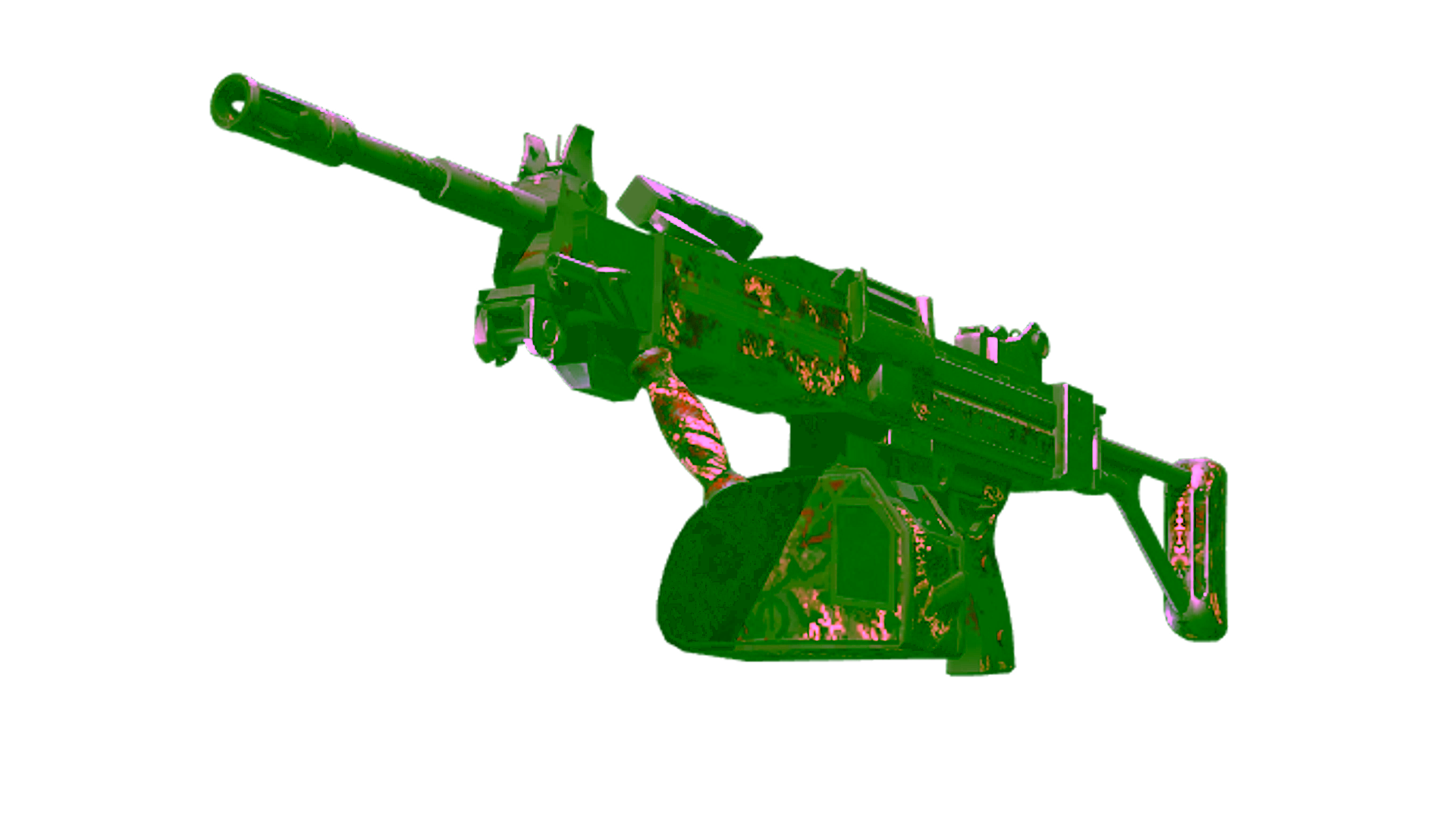 Display for Souvenir Negev | Phoenix Stencil (Battle-Scarred)