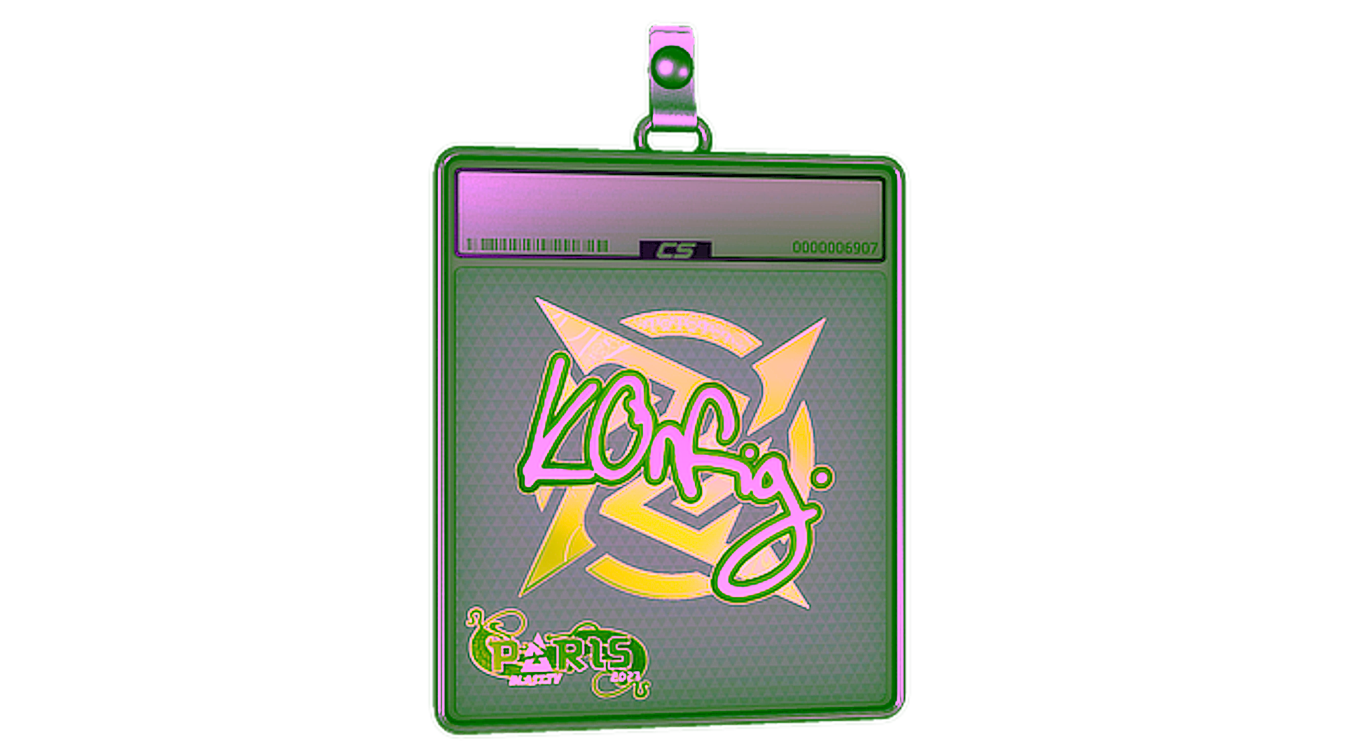 Sticker Slab | k0nfig (Holo) | Paris 2023 için görüntü