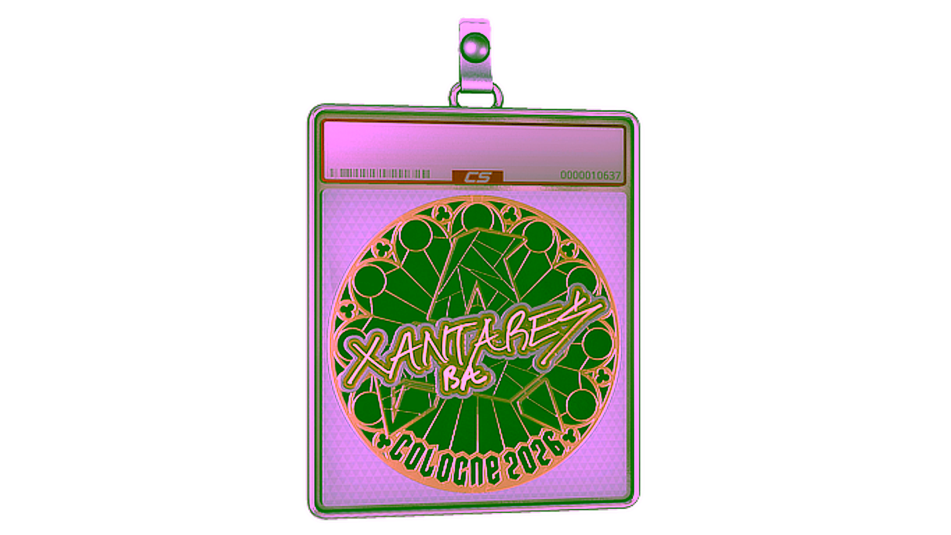 Display for Sticker Slab | XANTARES (Gold) | Cologne 2026