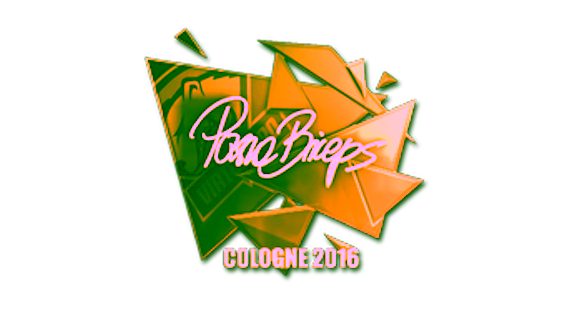 Display for Sticker | pashaBiceps (Gold) | Cologne 2016