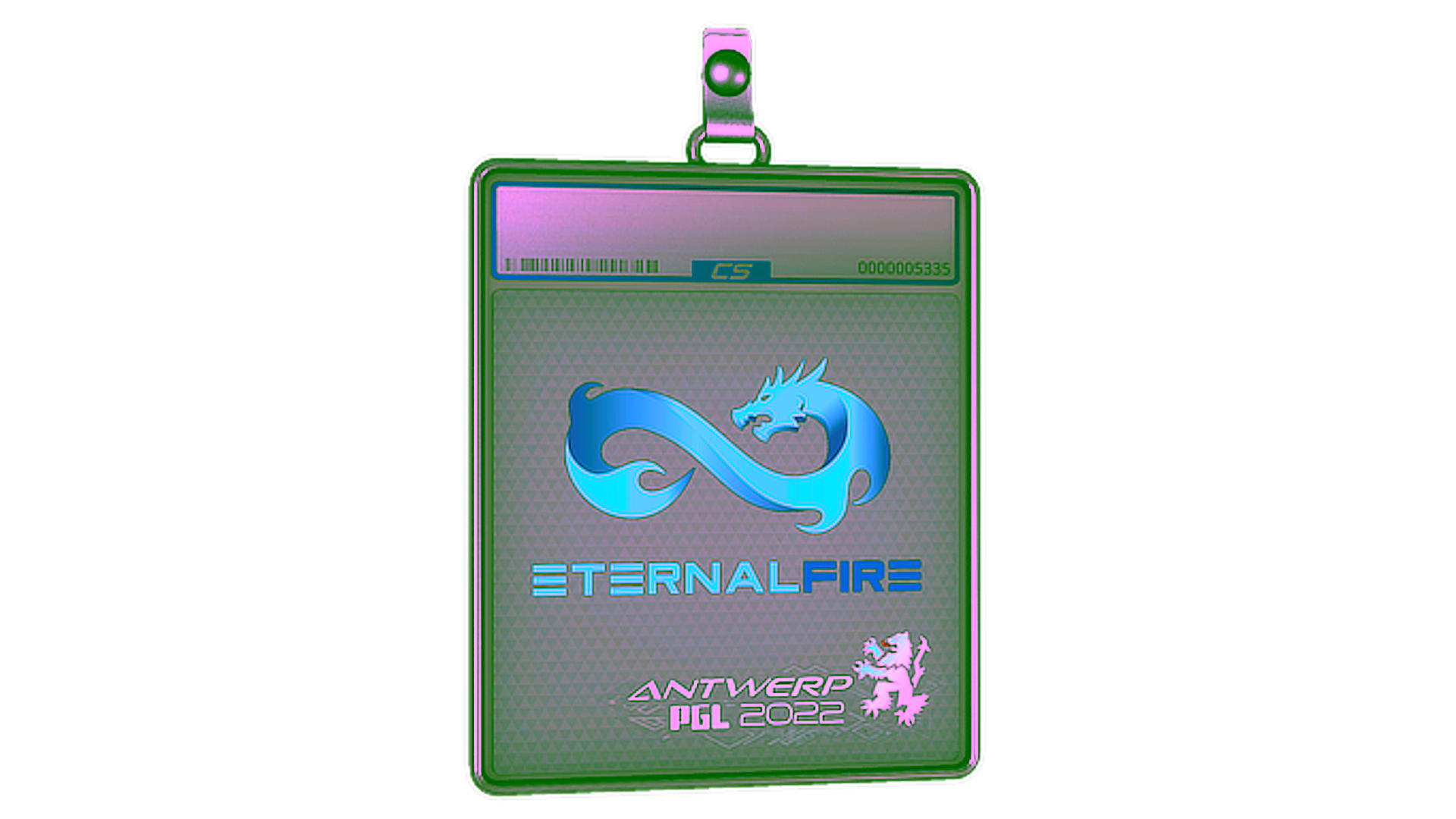 Display for Sticker Slab | Eternal Fire | Antwerp 2022