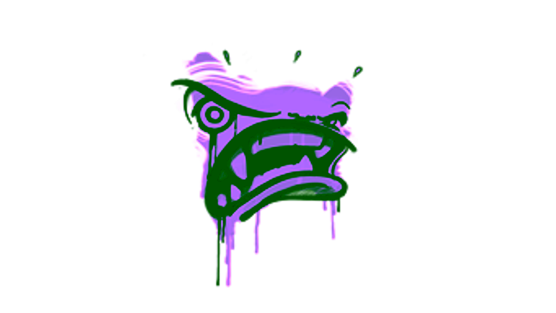 Display for Sealed Graffiti | Rage Mode (Violent Violet)