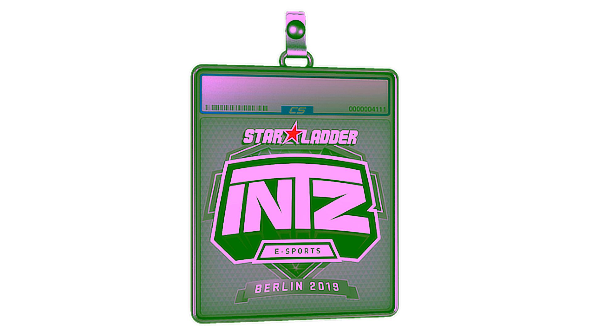 Display for Sticker Slab | INTZ E-SPORTS CLUB | Berlin 2019