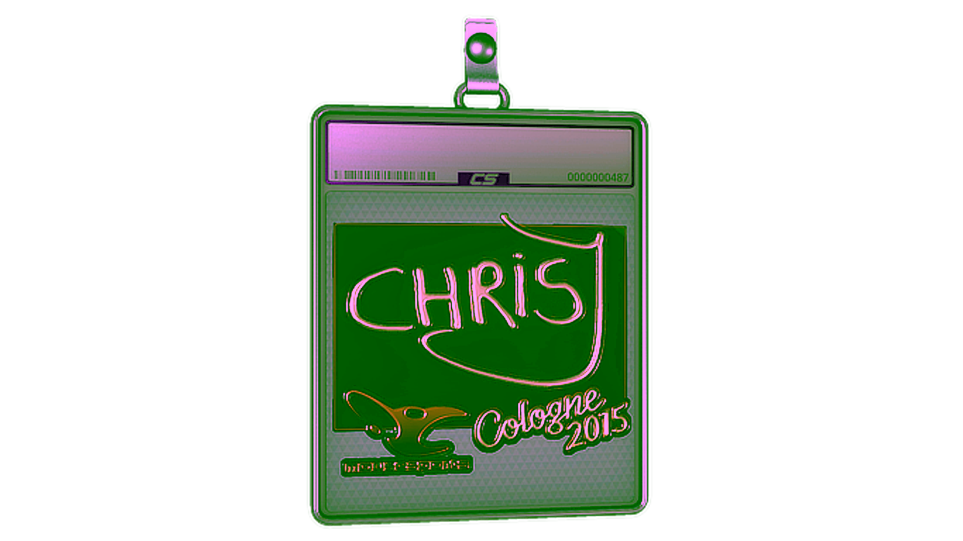 عرض لـ Sticker Slab | chrisJ (Gold) | Cologne 2015