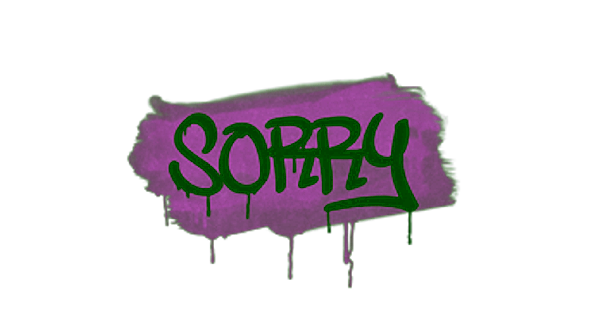 Visar för Sealed Graffiti | Sorry (Bazooka Pink)